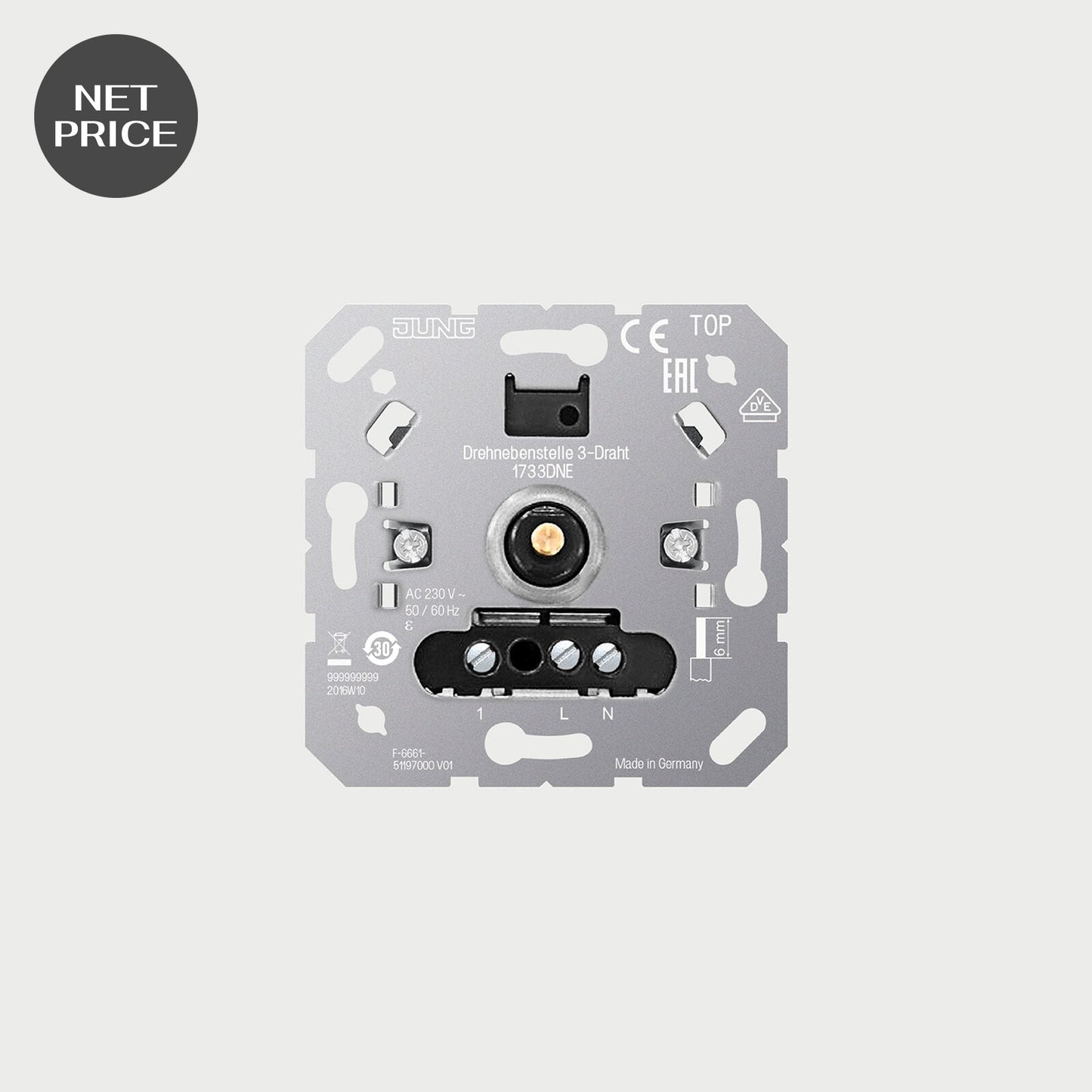 Rotary satellite insert 3-wire with satellite input - Insert Switches