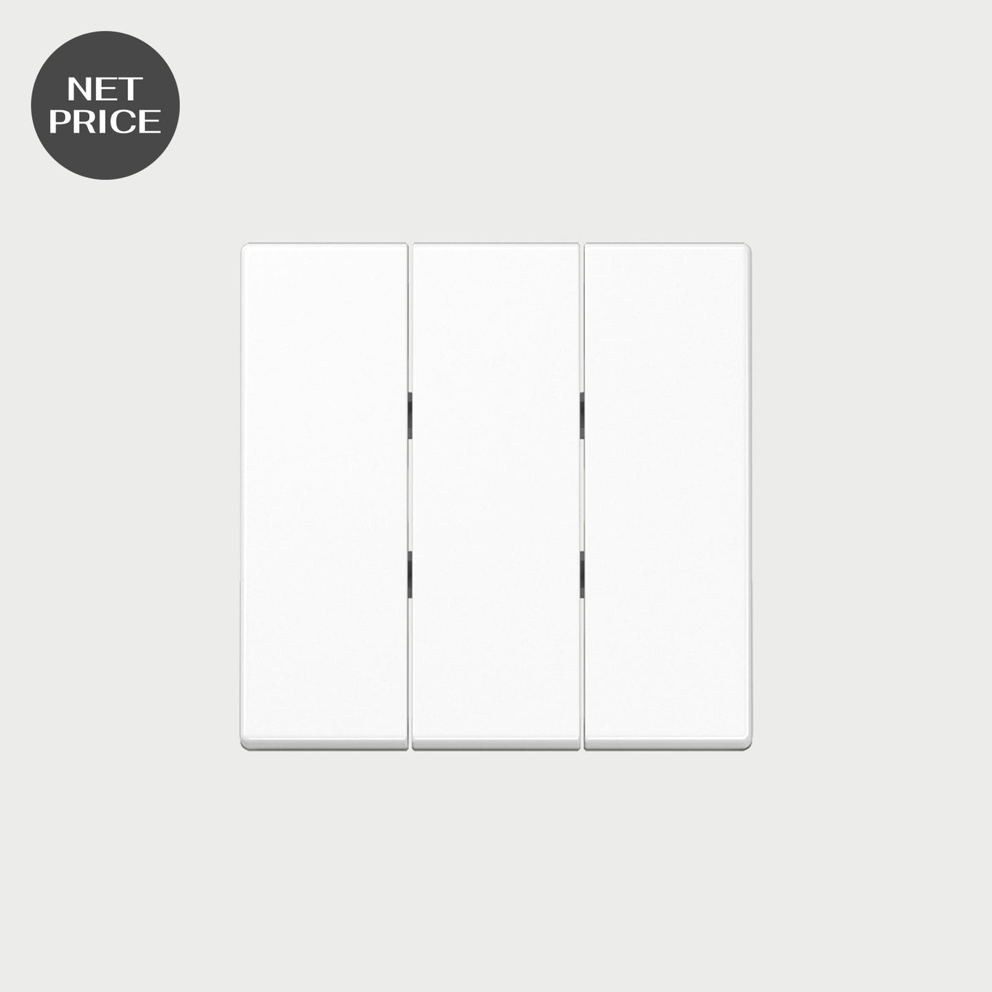 3 Gang Switch White / 2 Way Cover