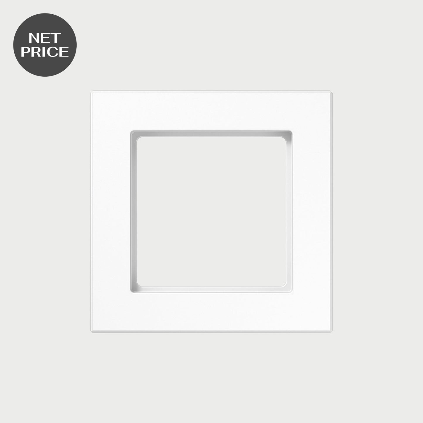 1 Gang Frame White Frame