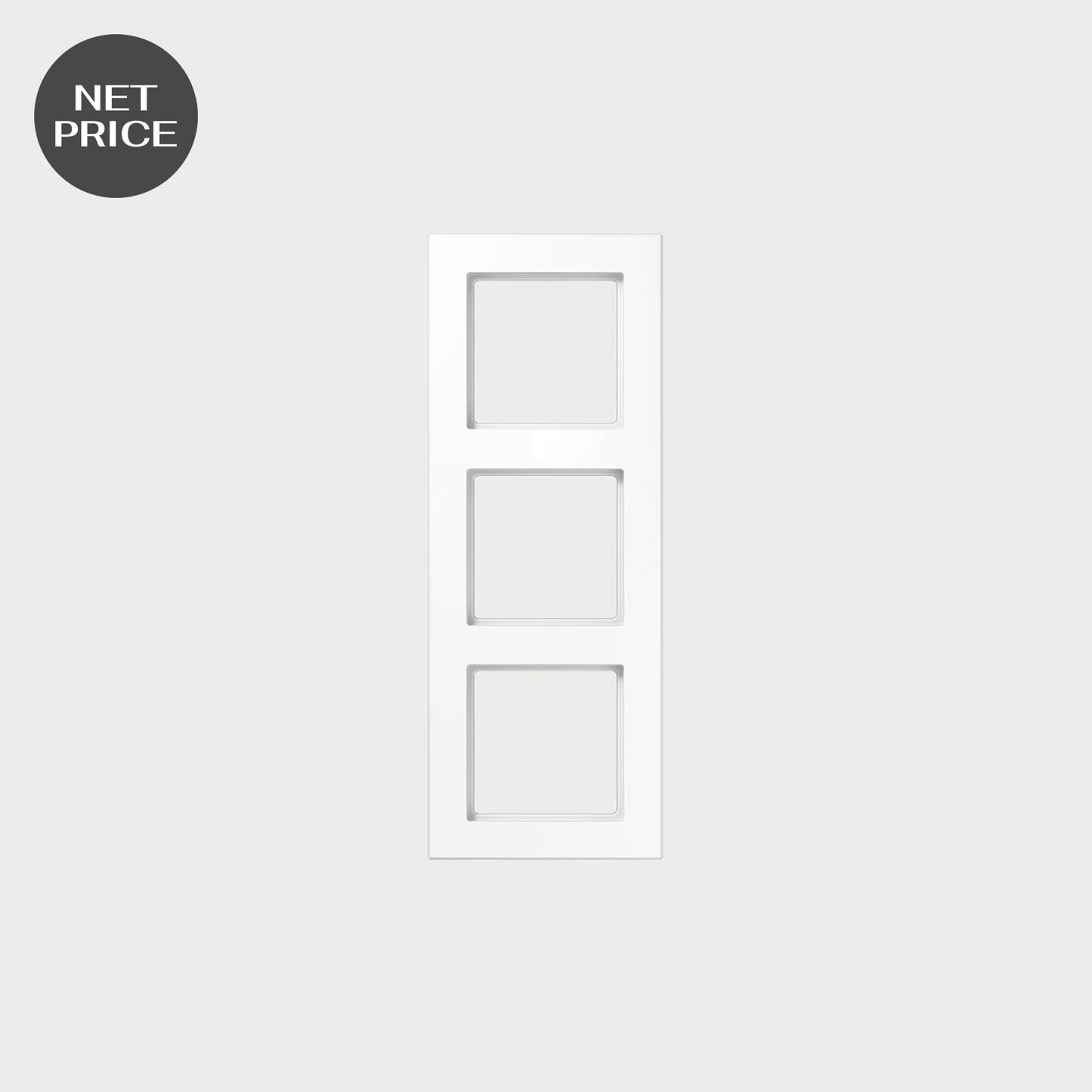 3 Gang Frame White Frame