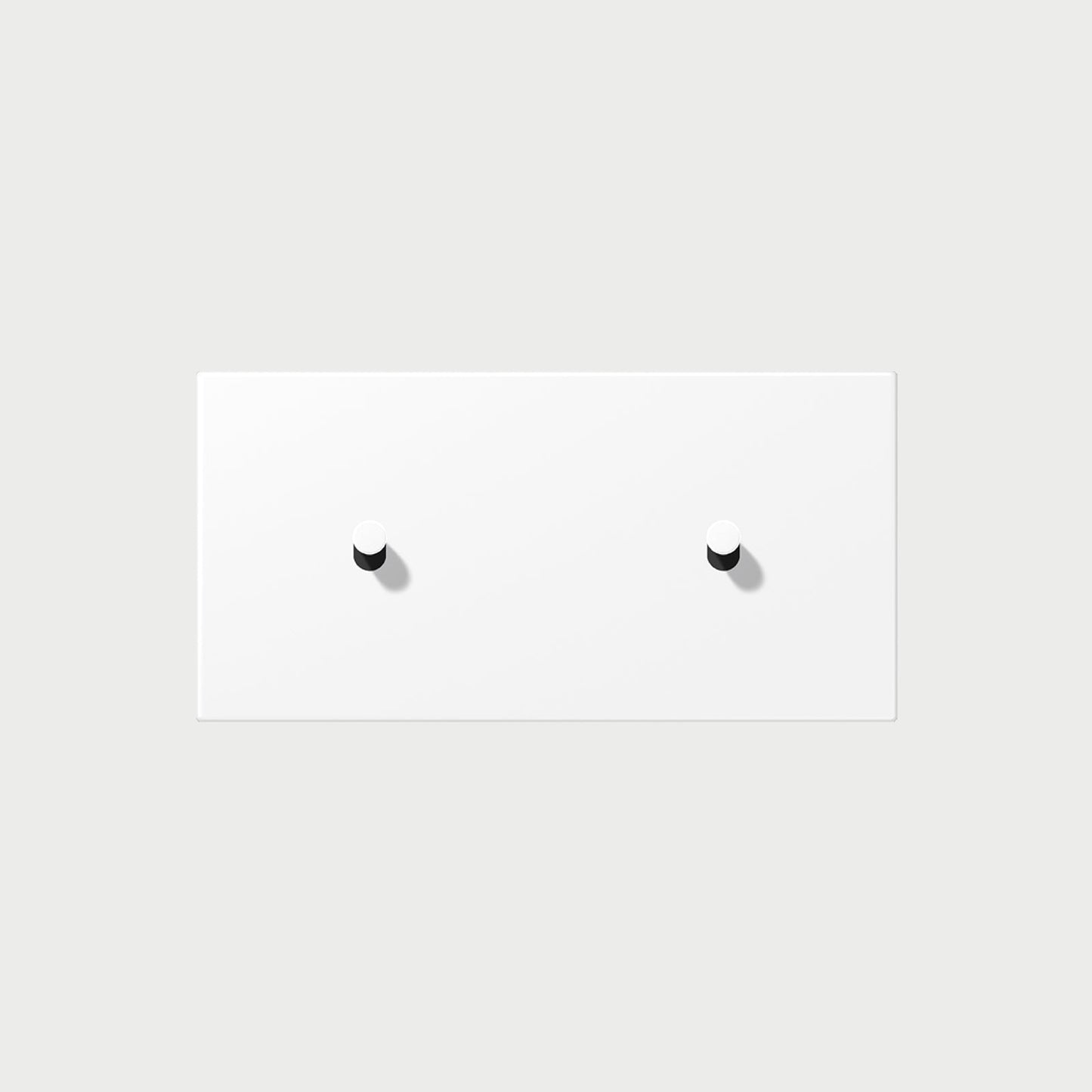 2 X 1 Toggle Horizontal Matt Snow White / Way Cover