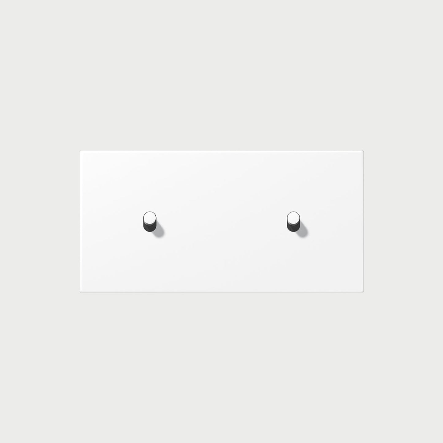2 X 1 Toggle Horizontal Matt Snow White / Way Cover