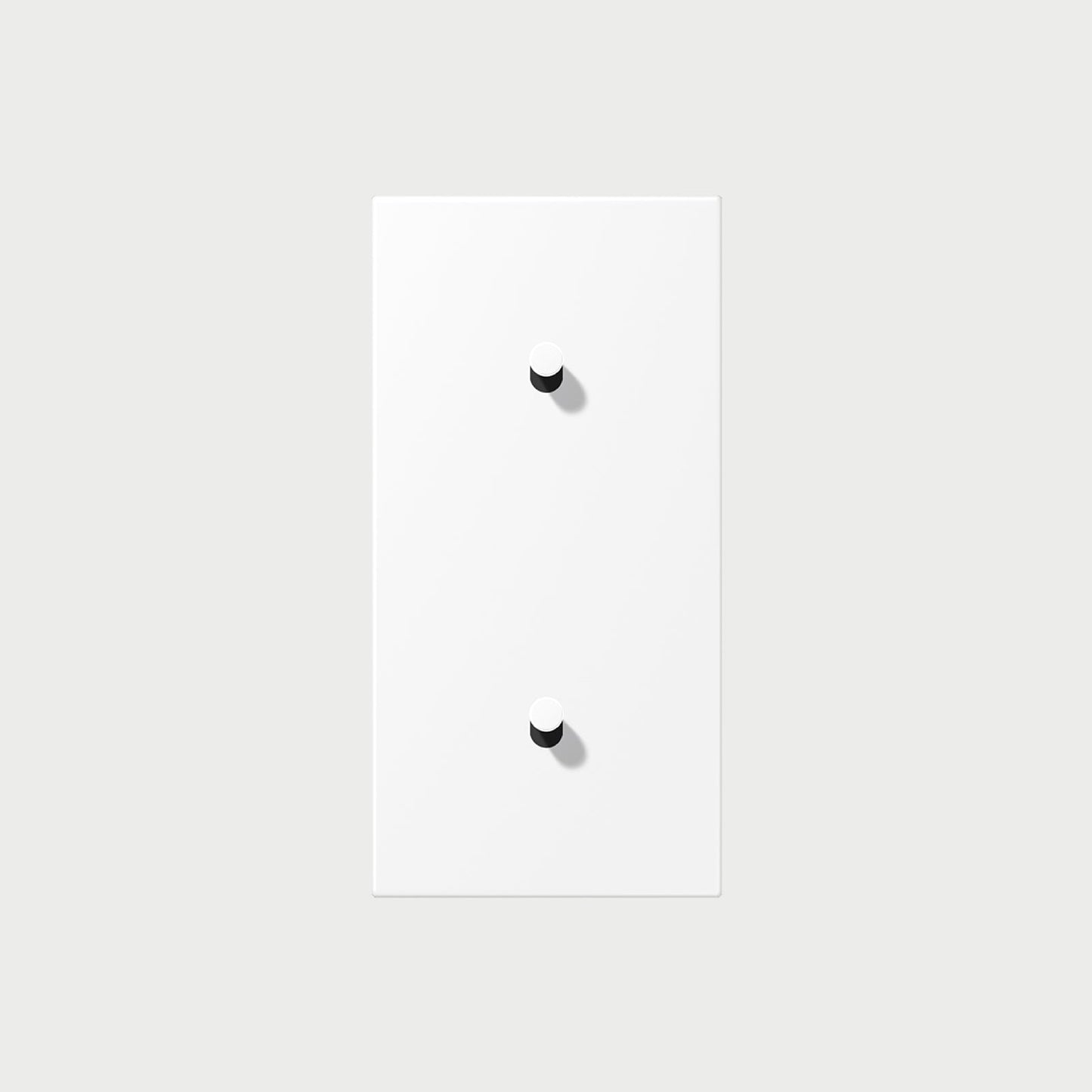 2 X 1 Toggle Vertical Matt Snow White / Way Cover