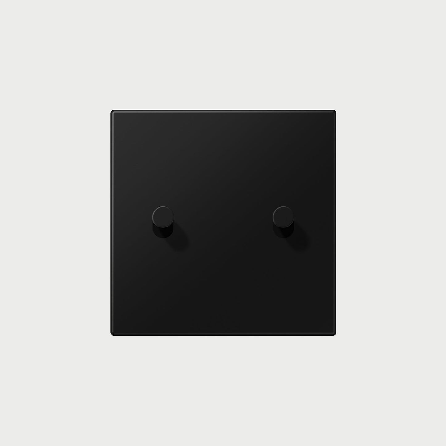 2 Toggle Matt Graphite Black / 1 Way Cover