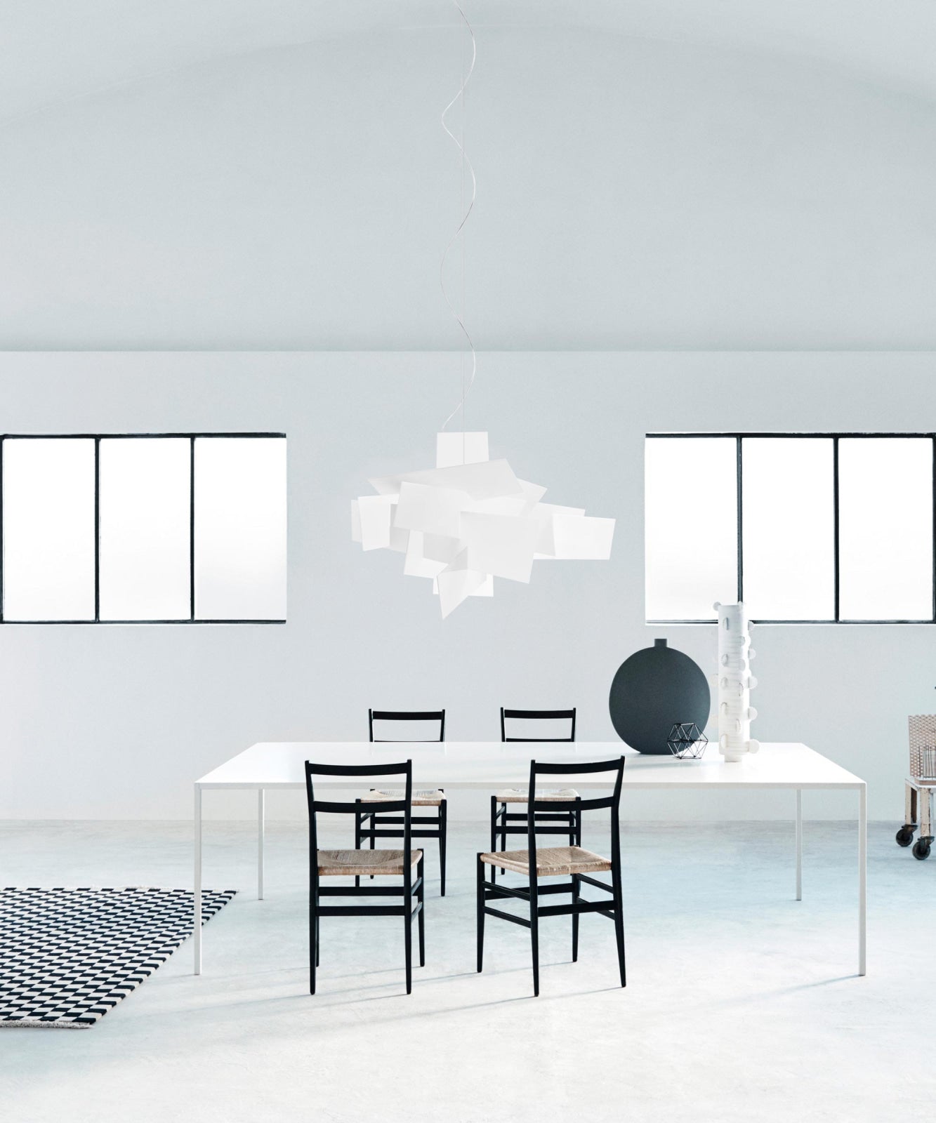 BIG BANG White Suspension Lamp