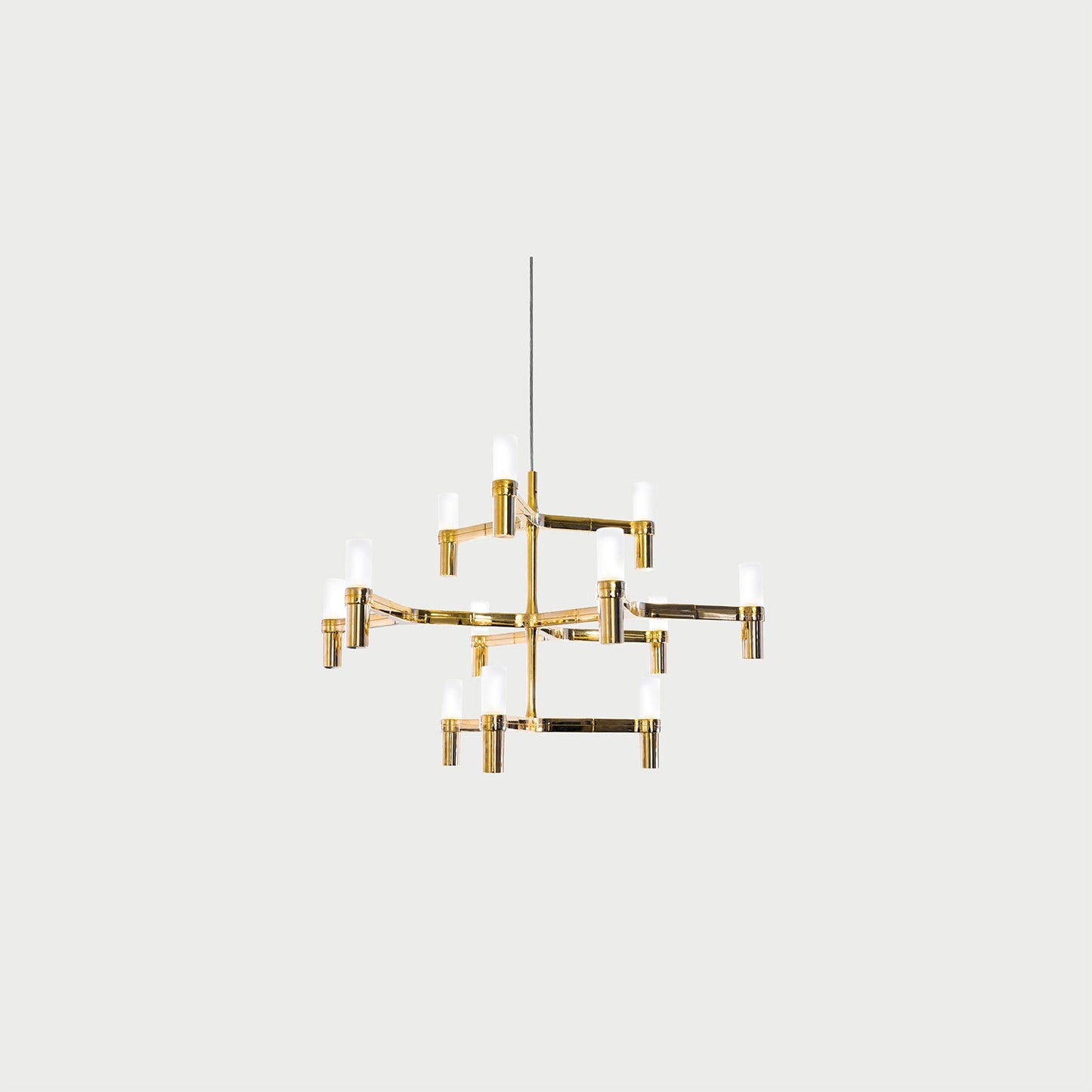 CROWN MINOR Gold Painted Suspension Lamp