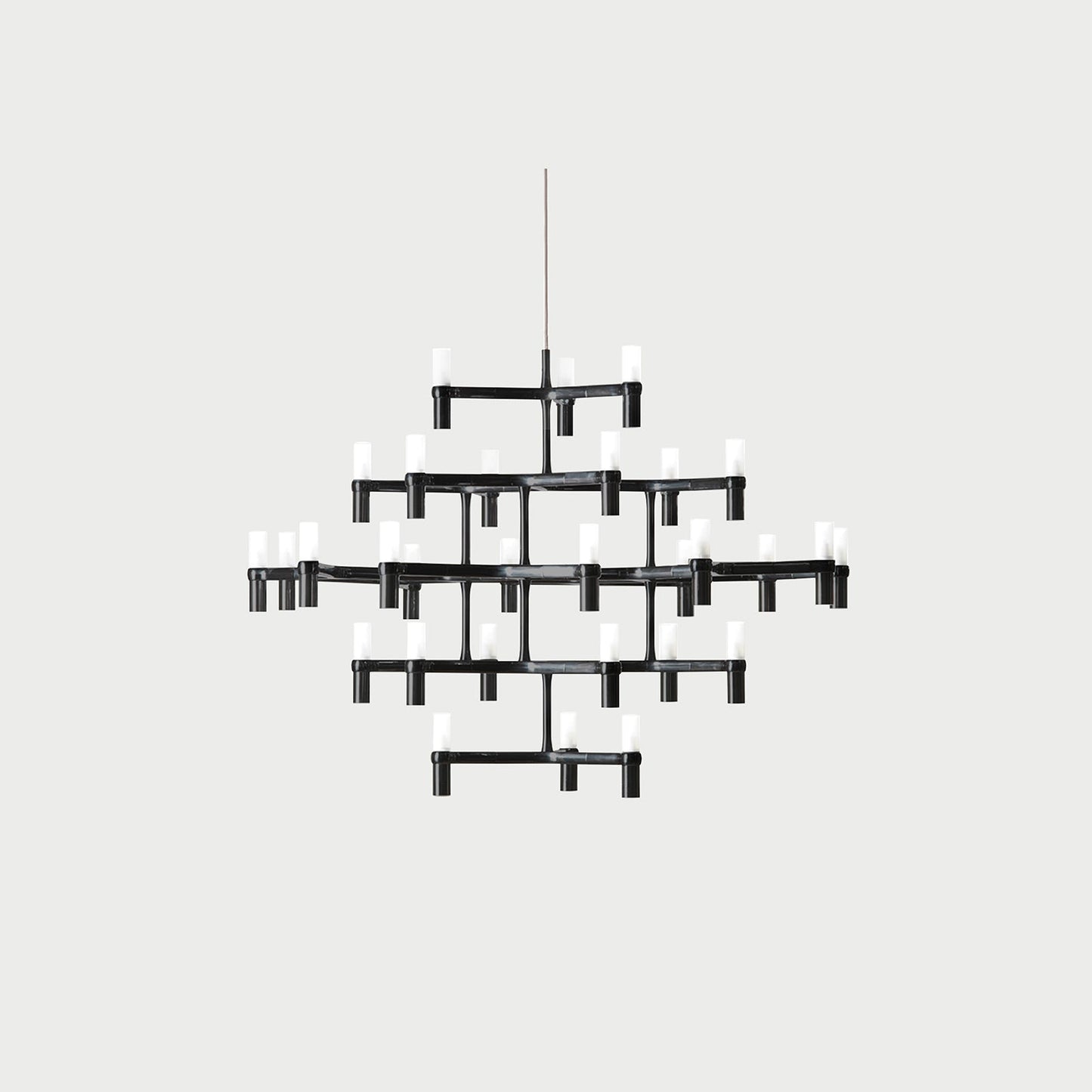 CROWN MAJOR Black Painted Suspension Lamp