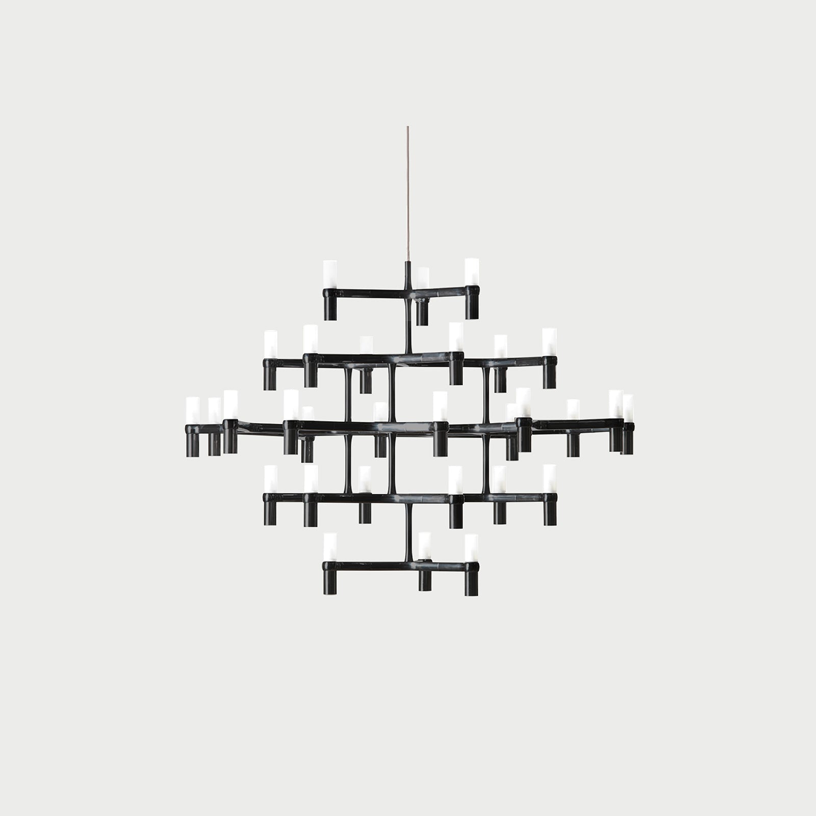 CROWN MAJOR Black Painted Suspension Lamp