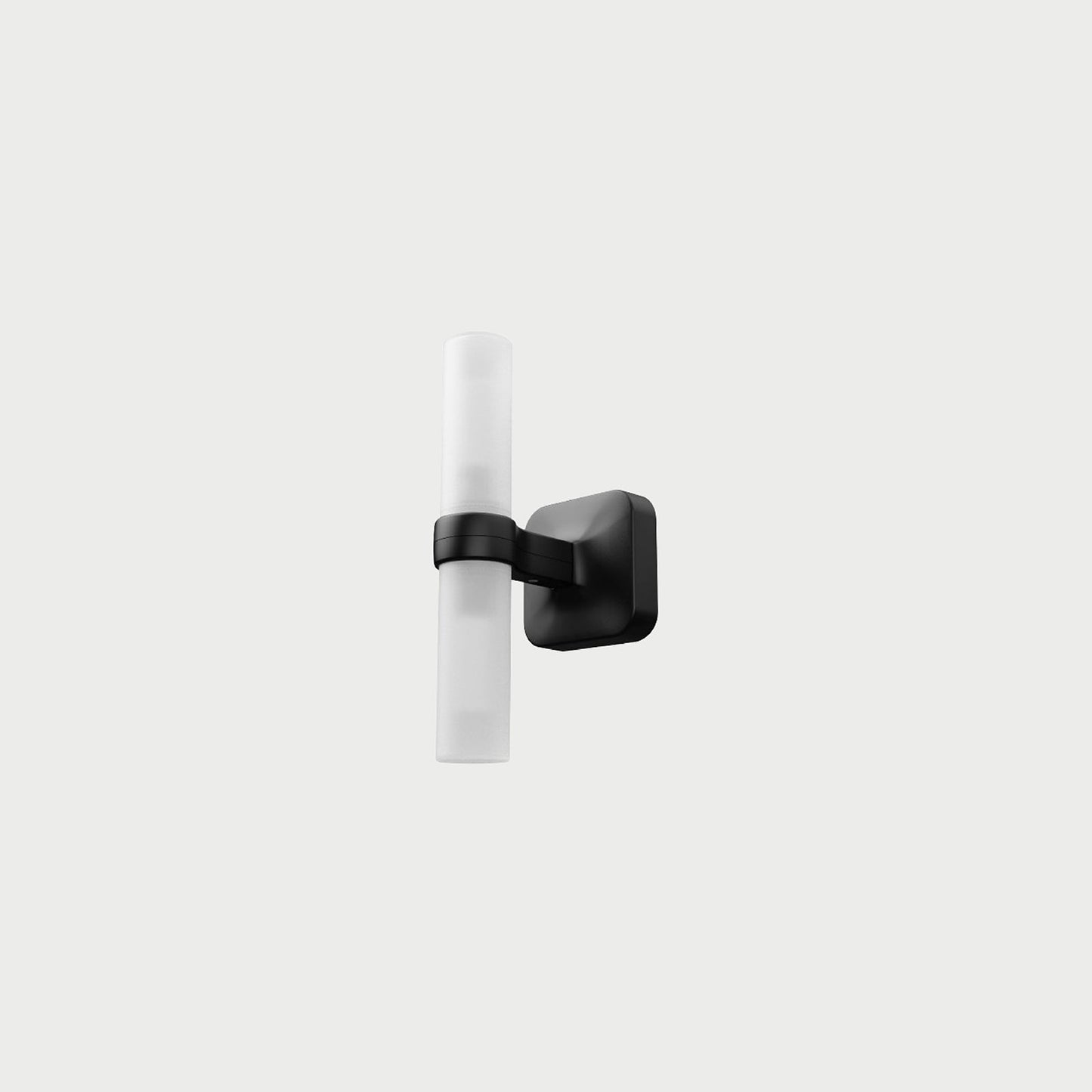 CROWN APPLIQUE Black Painted Wall Lamp