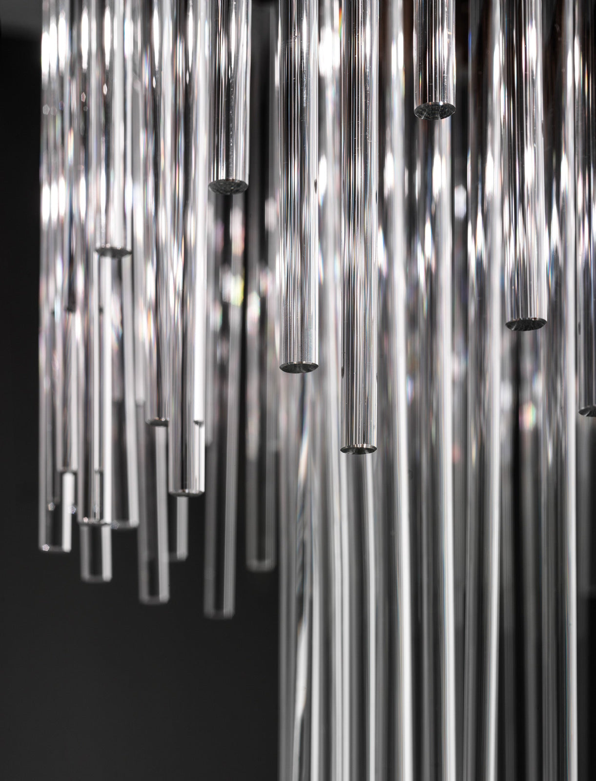 DIADEMASPBK3 CR CR Transparent Crystal / Glossy Chrome Chandelier Lamp