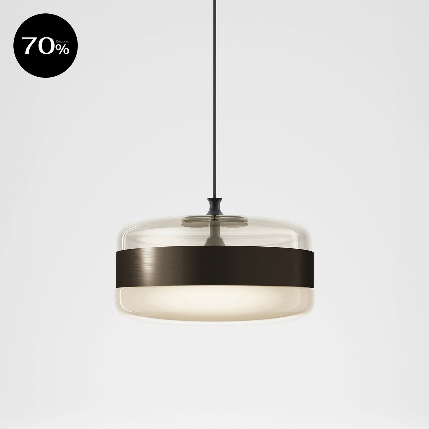 FUTURASPG NE AM/OT Amber / Brass Suspension Lamp