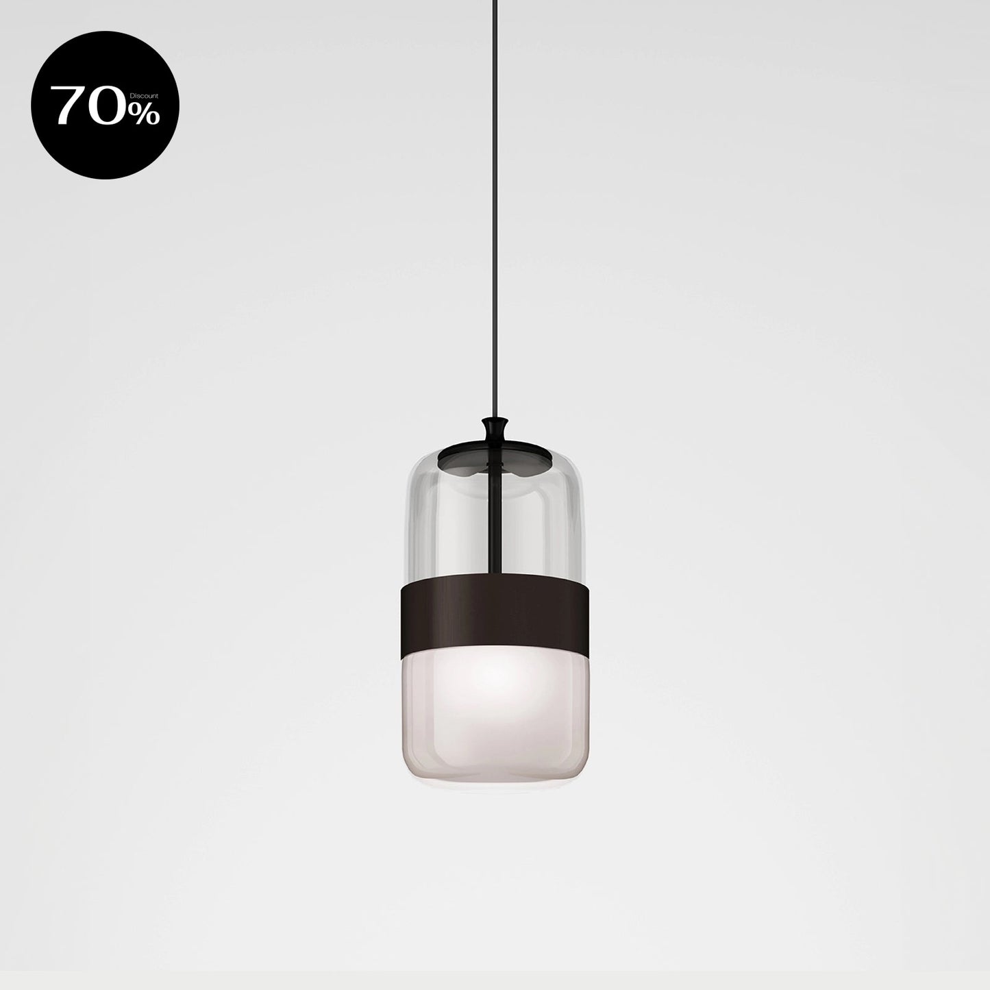 FUTURASPM NE FU/MA Smoked / Brown Suspension Lamp