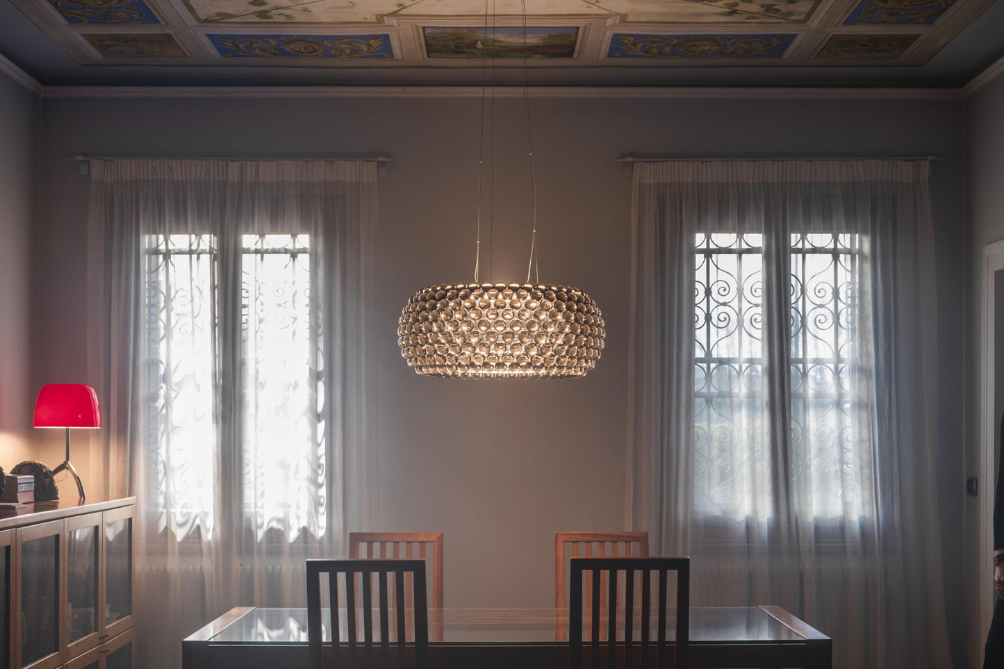 CABOCHE PLUS GRANDE (LED MYLIGHT) Transparent Suspension Lamp