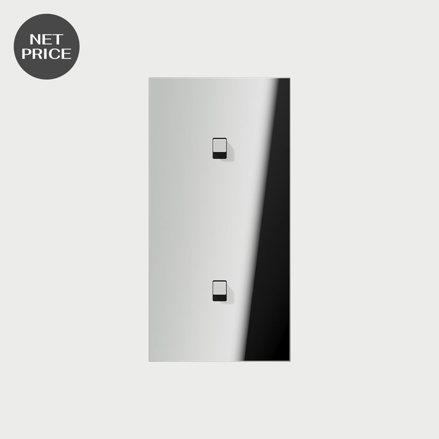 2 X 1 Toggle Vertical Chrome / Way Cover