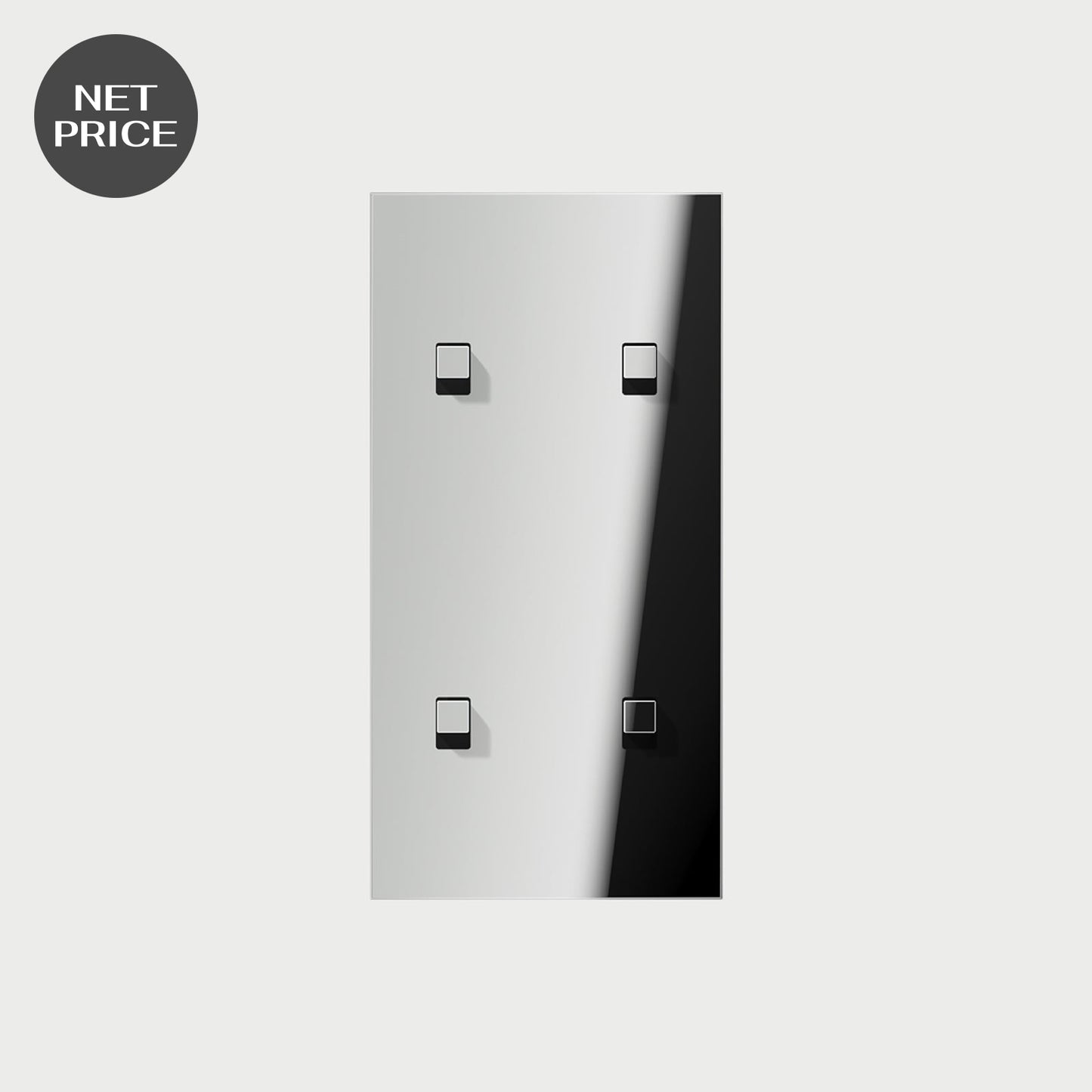2 X Toggle Vertical Chrome / 1 Way Cover