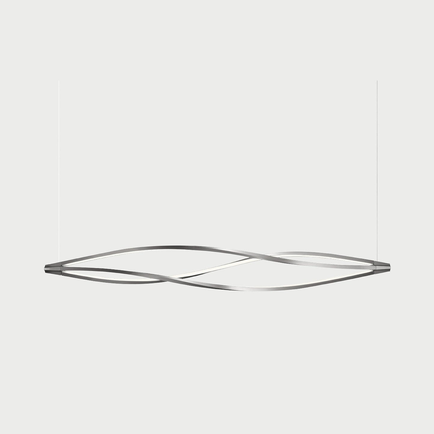 IN THE WIND PENDANT HORIZONTAL Titan Grey Suspension Lamp