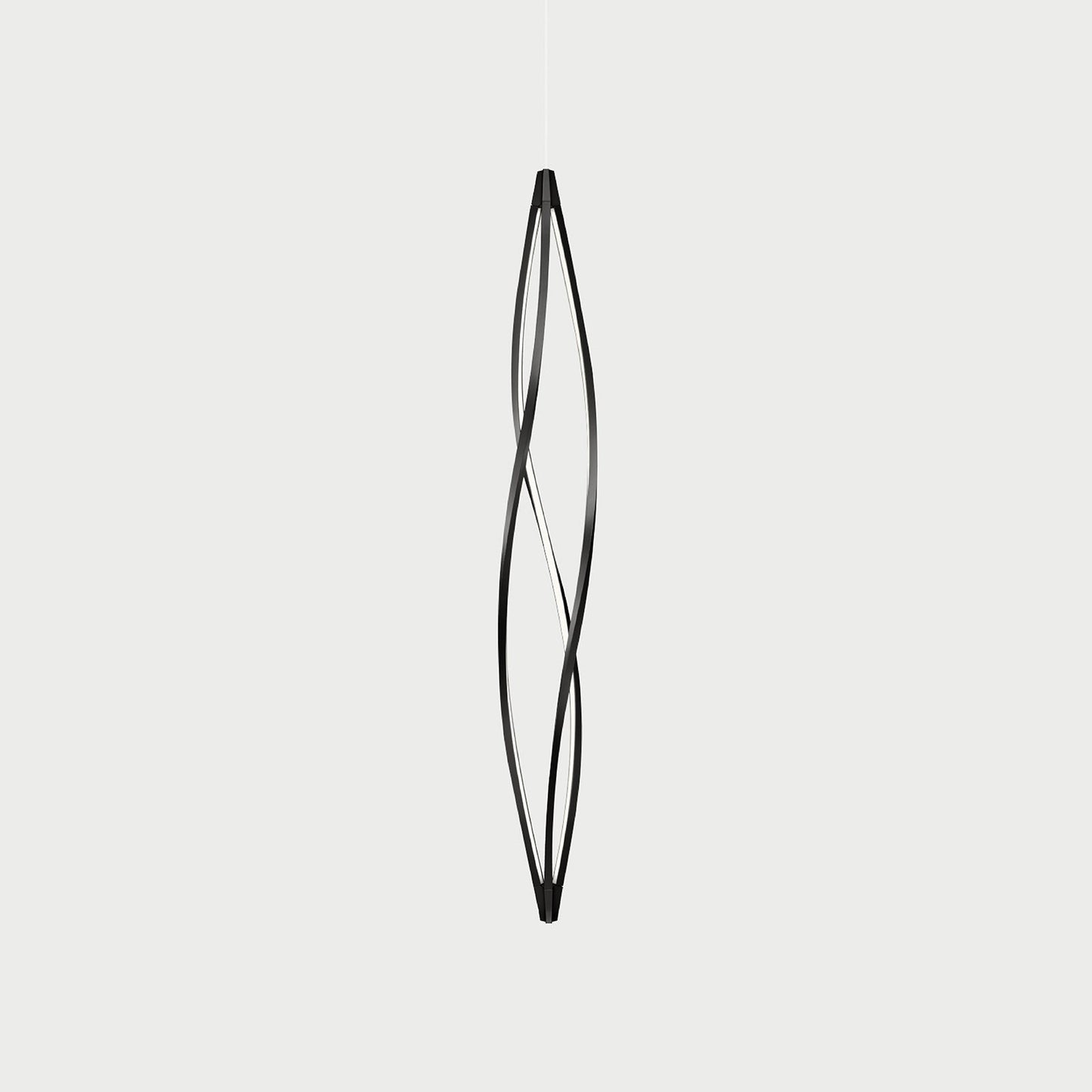 IN THE WIND PENDANT VERTICAL Black Suspension Lamp