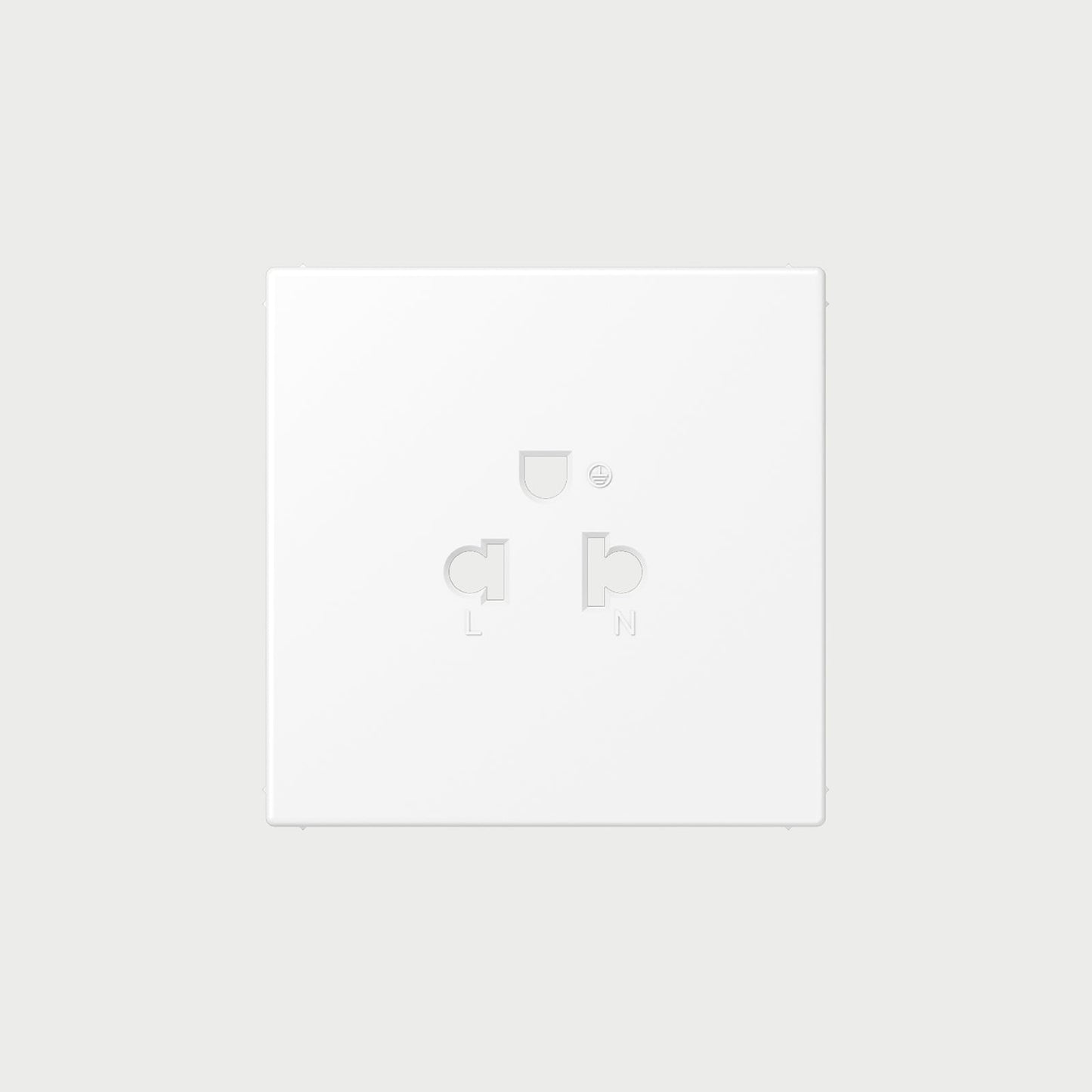 Thai Socket Matt Snow White Cover