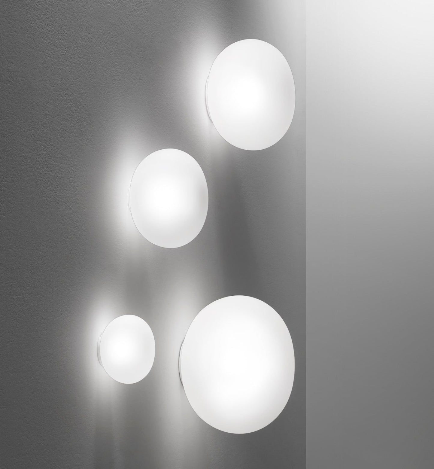 LUCCIOLA AP P Matt White Wall Lamp