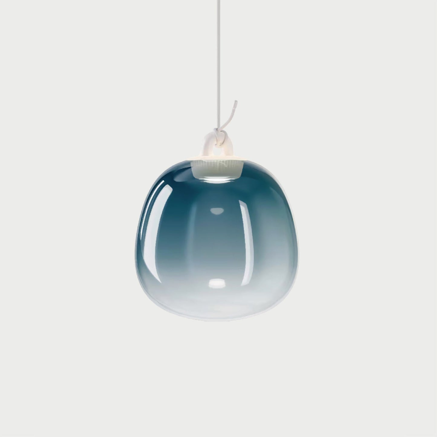 OBLO SMALL Azure Steel Suspension Lamp