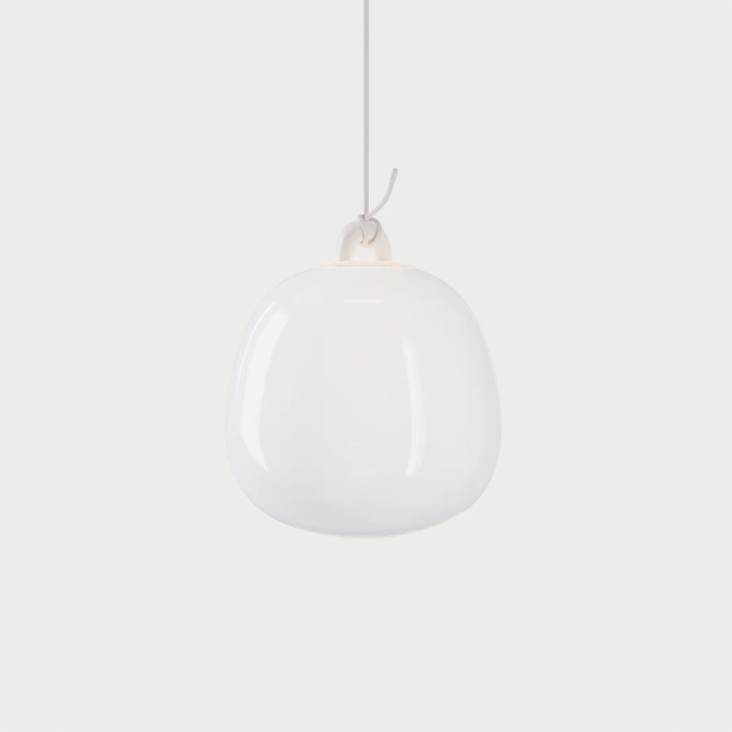 OBLO SMALL Silk White Suspension Lamp
