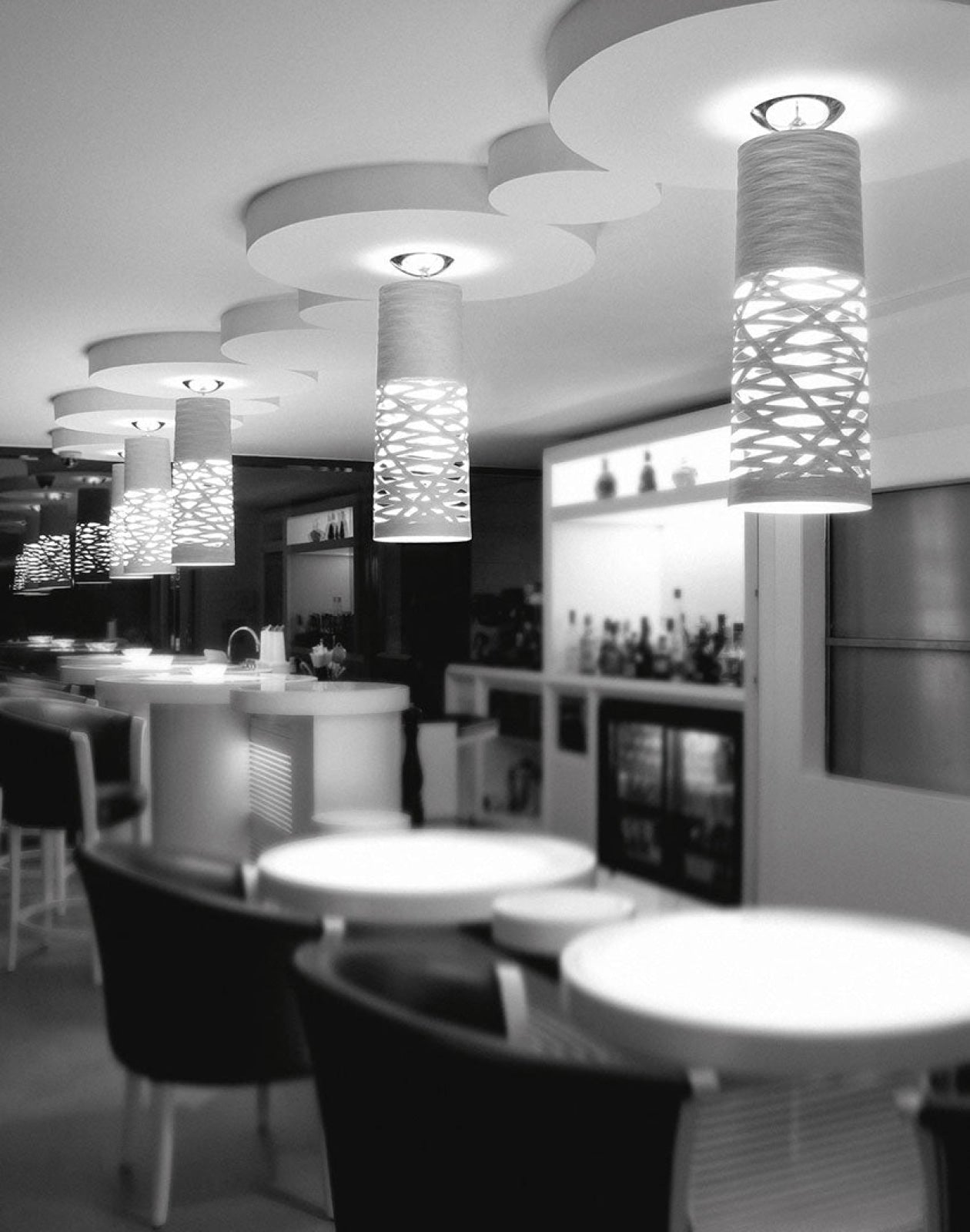 TRESS PICCOLA White Suspension Lamp