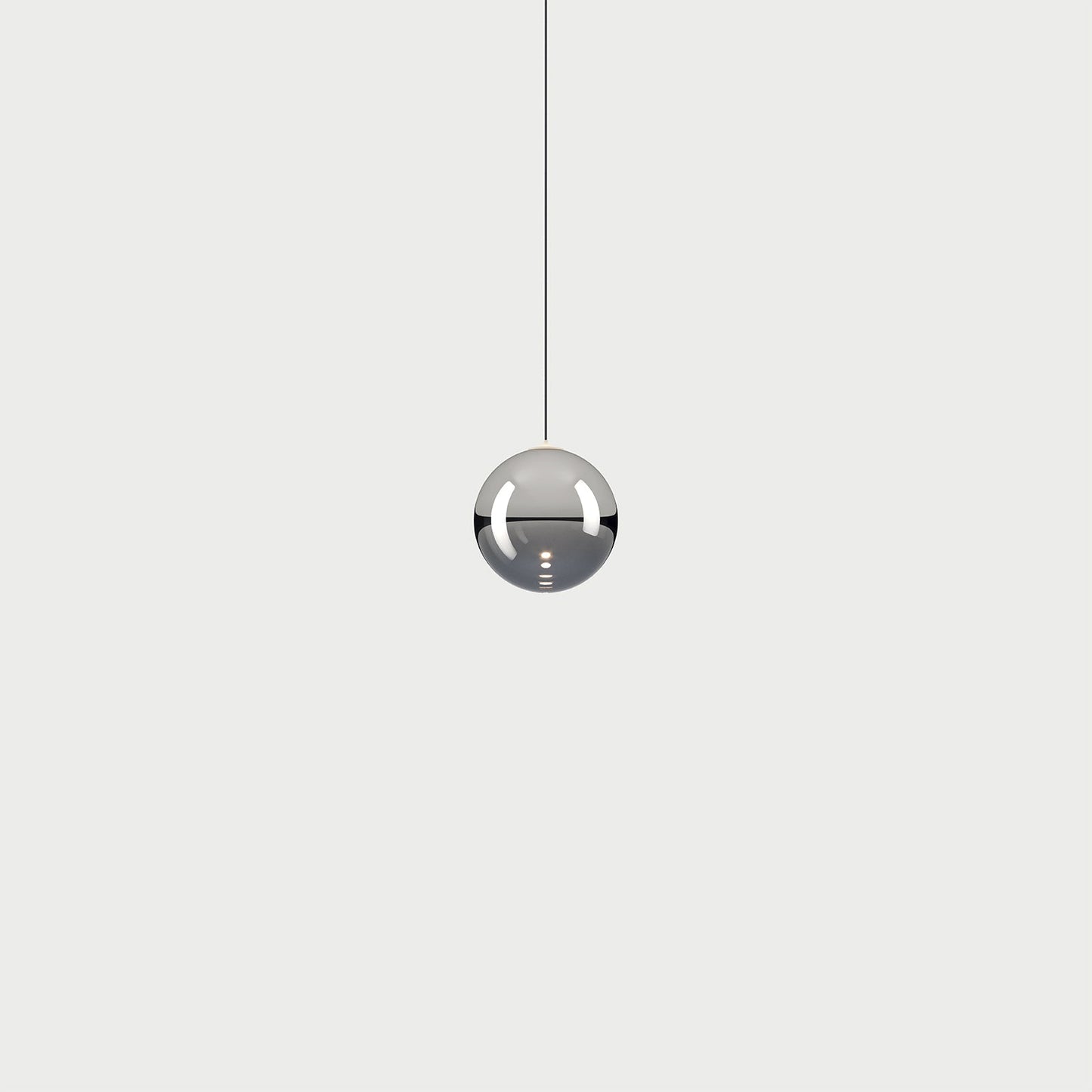 RANDOM SOLO Chrome / Random Solo 10 Suspension Lamp