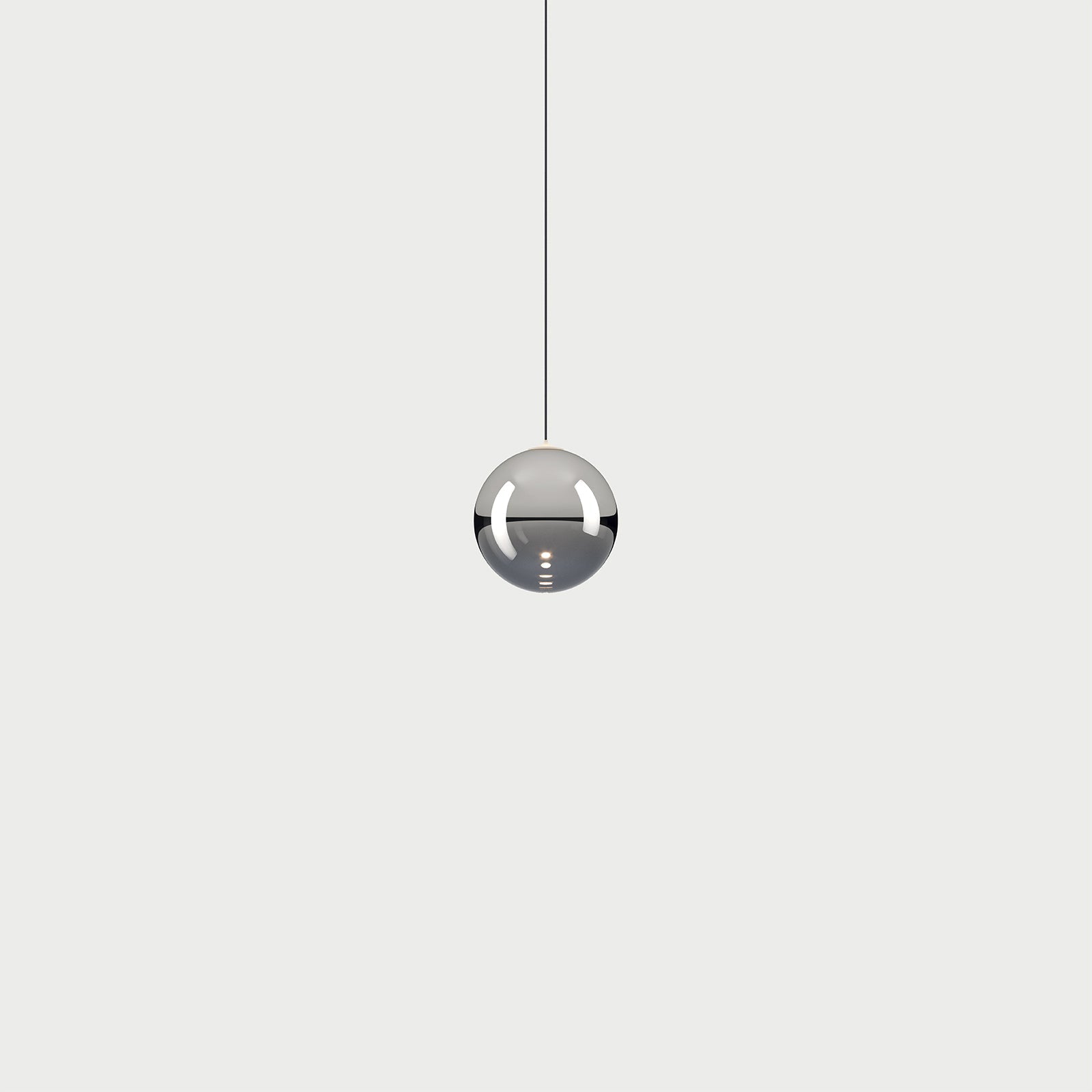RANDOM SOLO Chrome / Random Solo 10 Suspension Lamp