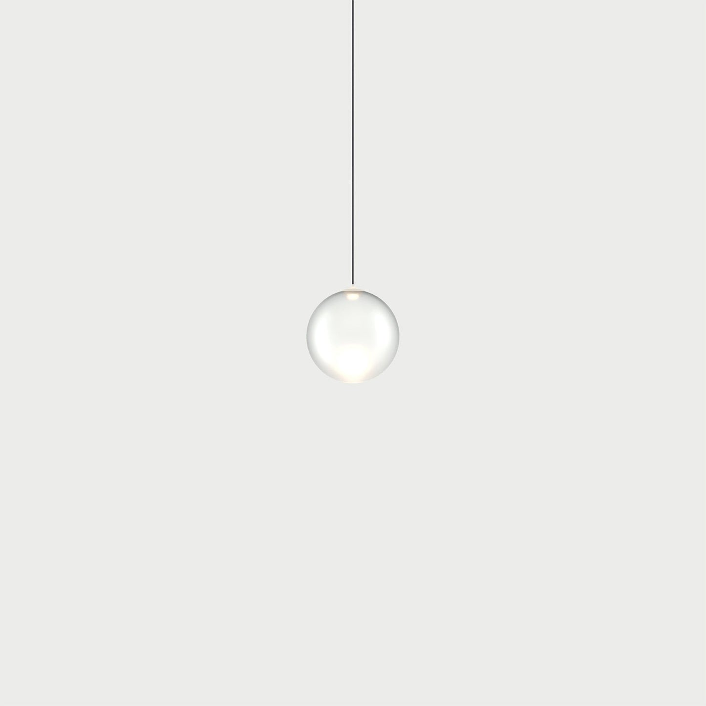 RANDOM SOLO Frosted White / Random Solo 10 Suspension Lamp