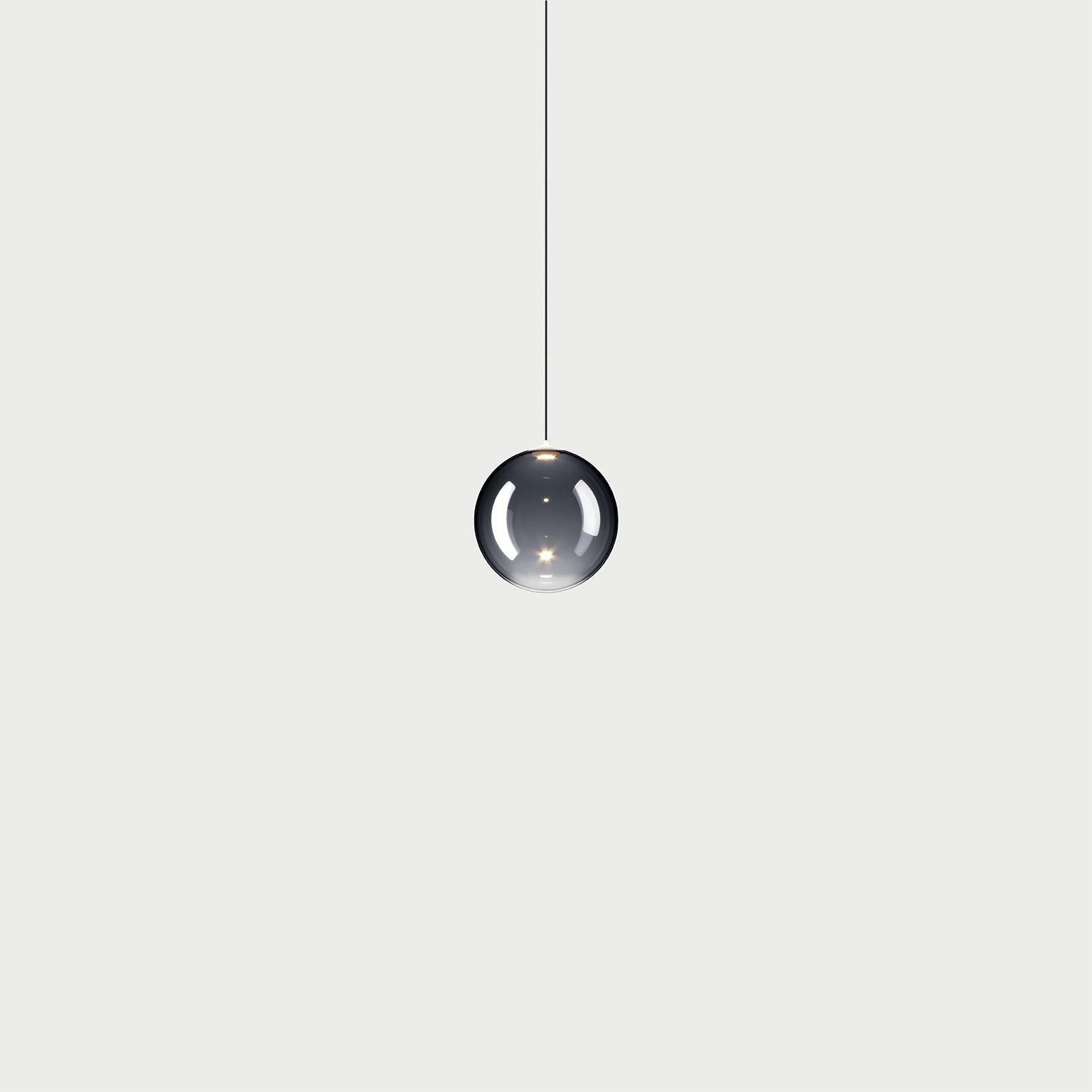 RANDOM SOLO Glossy Smoke / Random Solo 10 Suspension Lamp