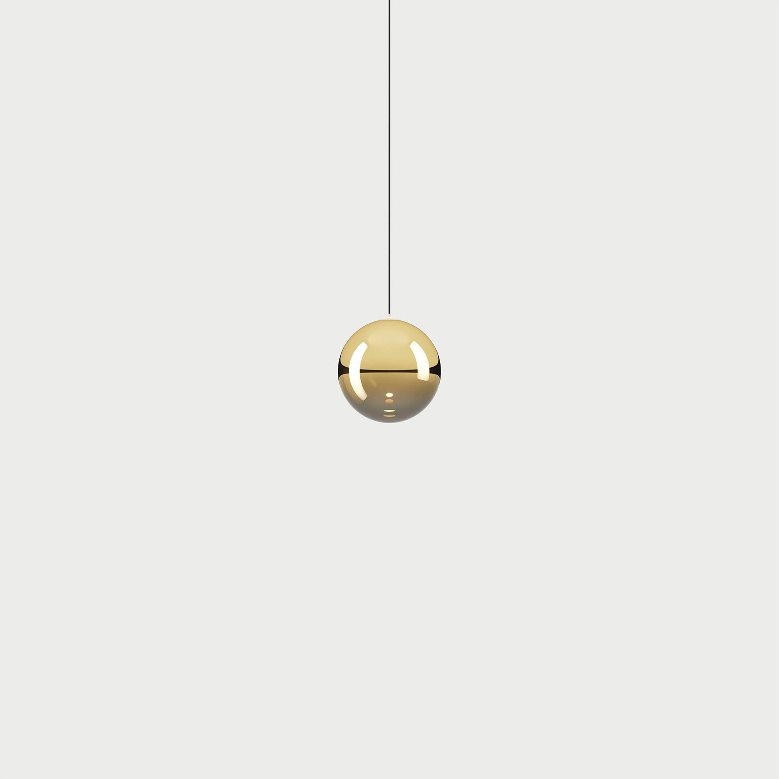 RANDOM SOLO Gold / Random Solo 10 Suspension Lamp