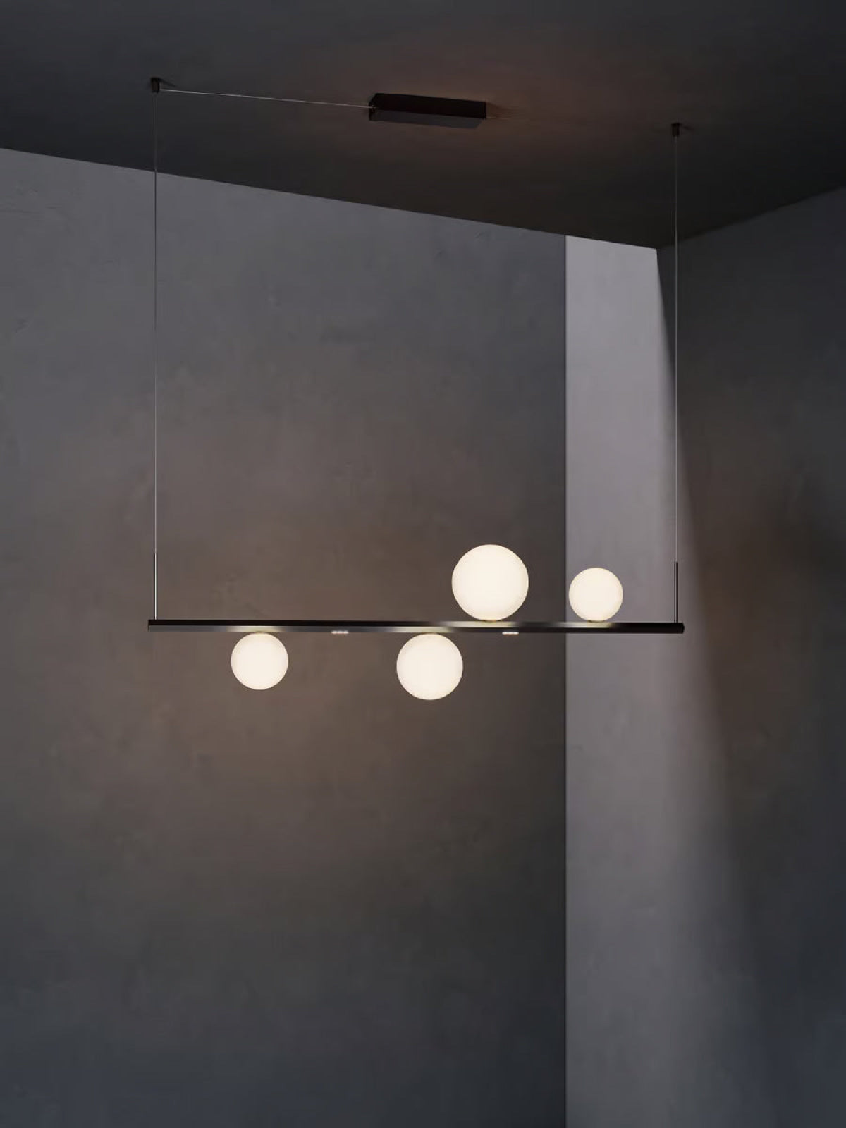 RANDOM STICK SHORT (BLACK CHROME) Suspension Lamp