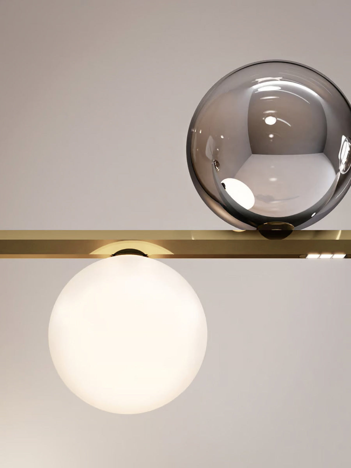 RANDOM STICK LONG (POLISHED GOLD) Suspension Lamp