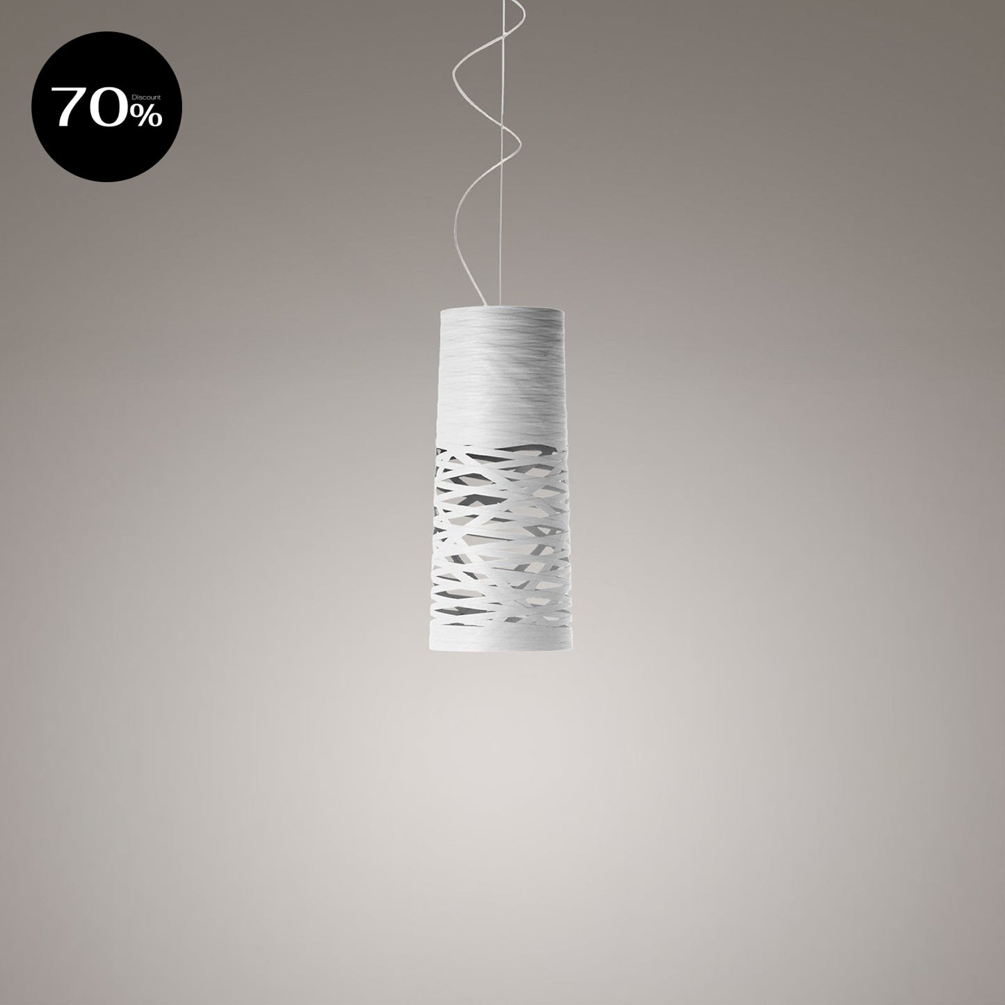 TRESS PICCOLA White Suspension Lamp