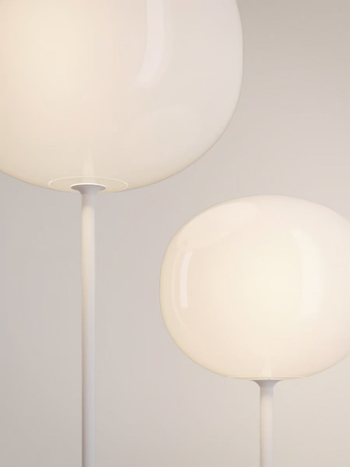 VOLUM SHORT 29 White Floor Lamp