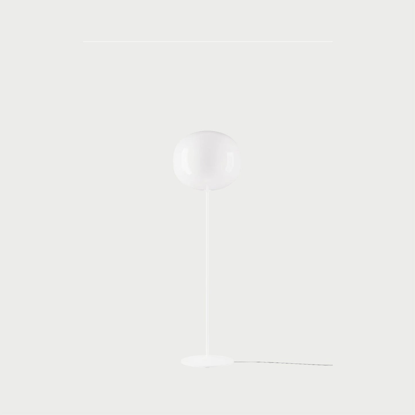 VOLUM SHORT 42 White Floor Lamp