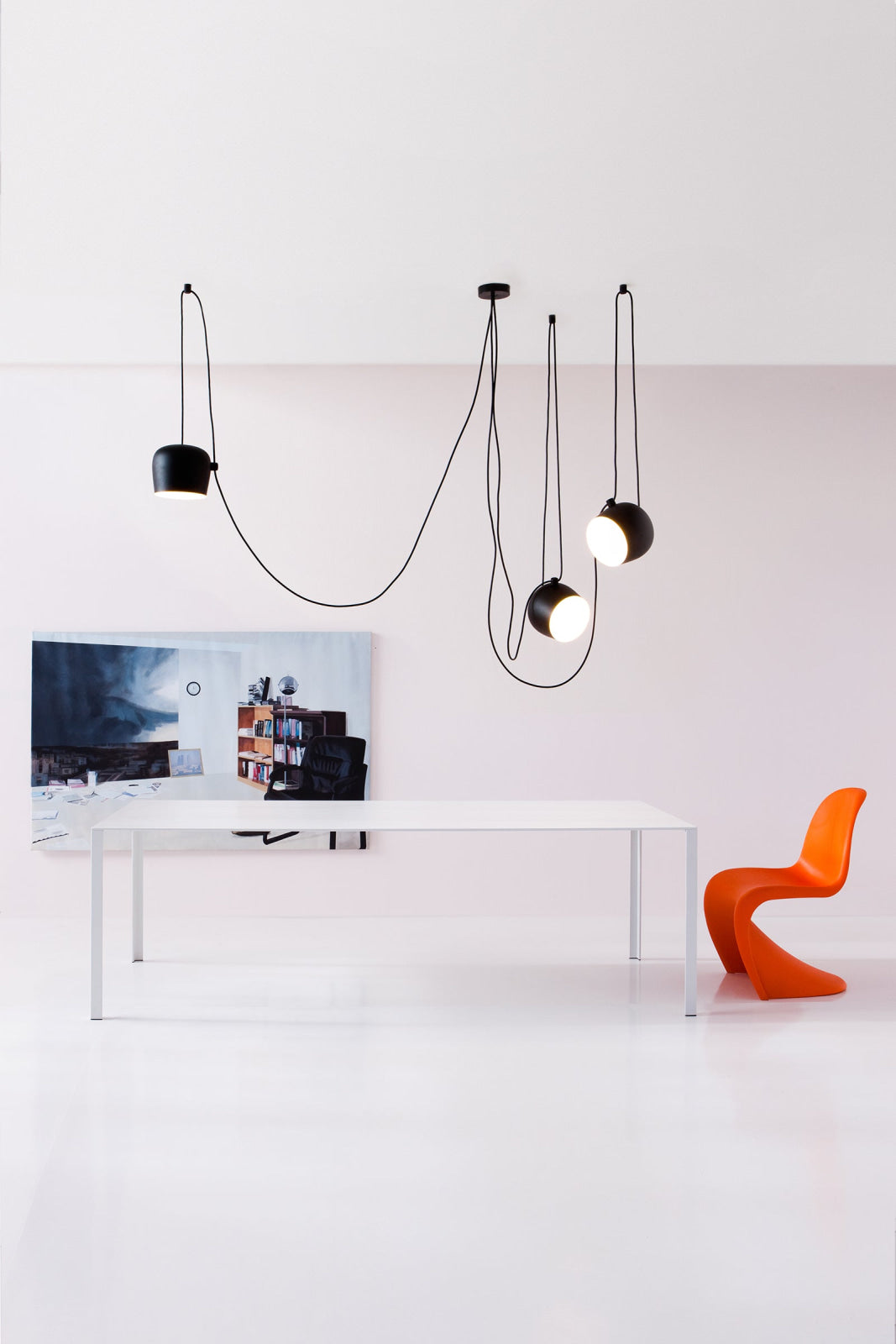 AIM MULTI CANOPY Black Suspension Lamp