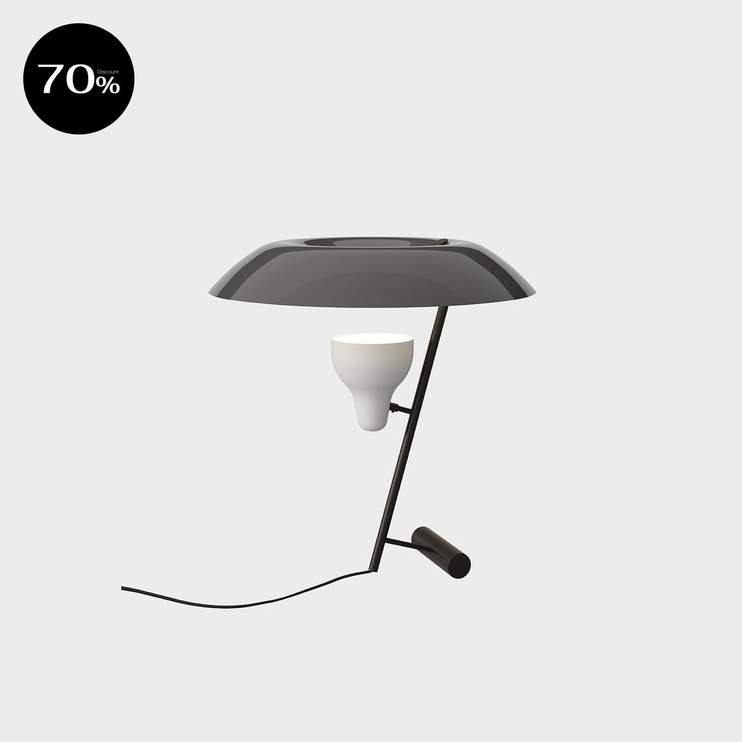 548 DARK WITH GREY Dark / Grey Table Lamp