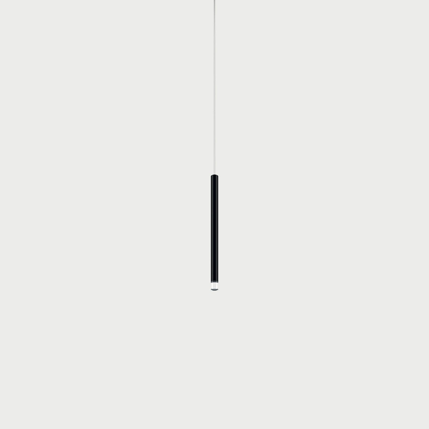 A TUBE NANO Matte Black / Small Suspension Lamp