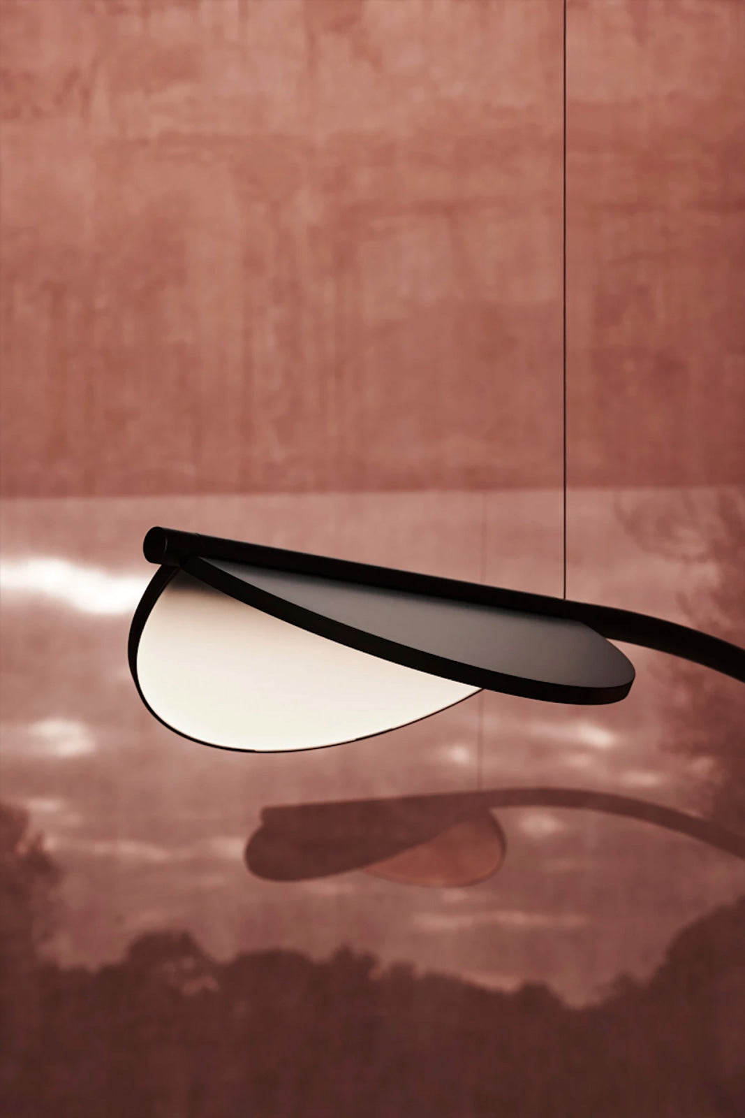 ALMENDRA ORGANIC SUSPENSION SHORT 2 ANTHRACITE Anthracite Suspension Lamp