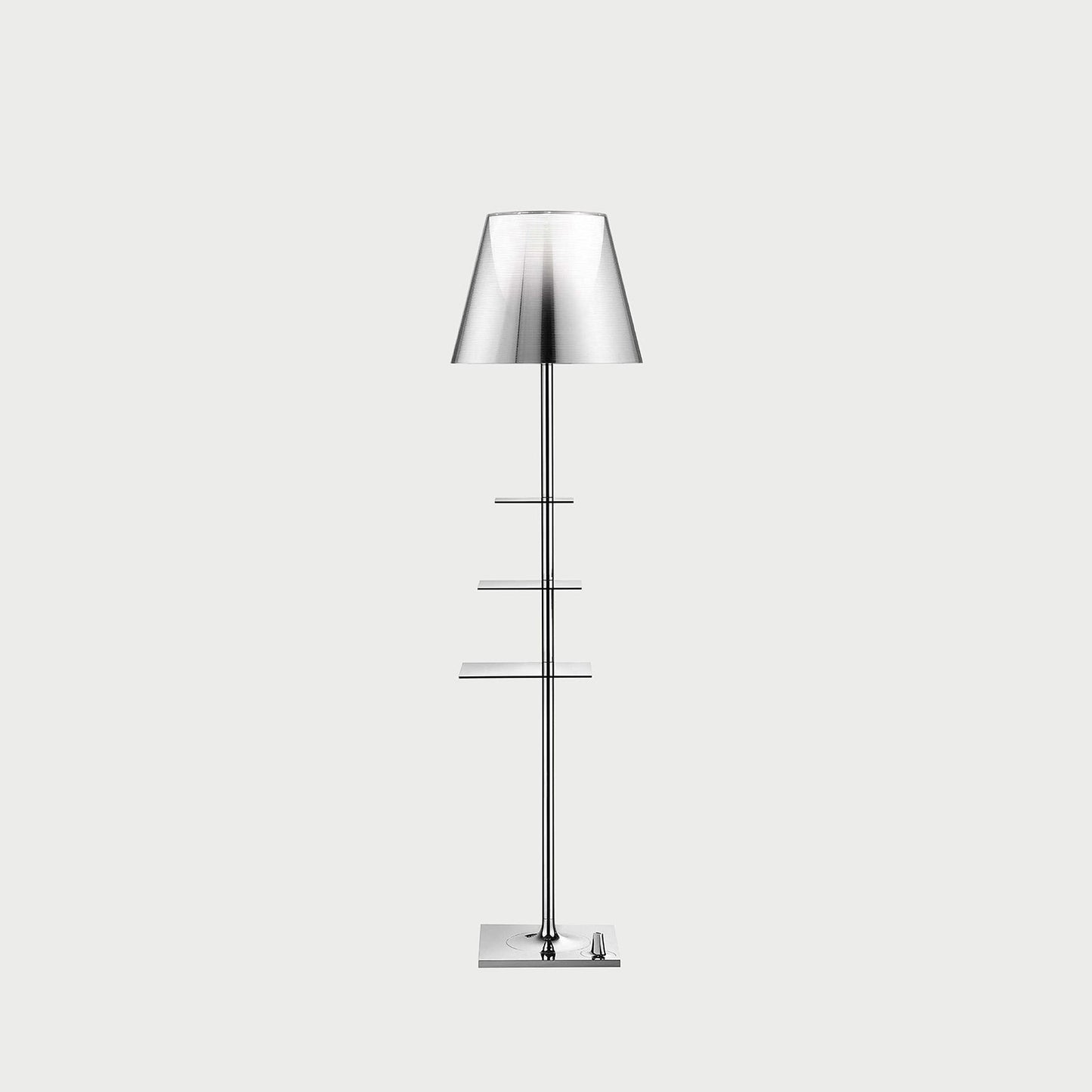 BIBLIOTHEQUE SILVER Silver Floor Lamp