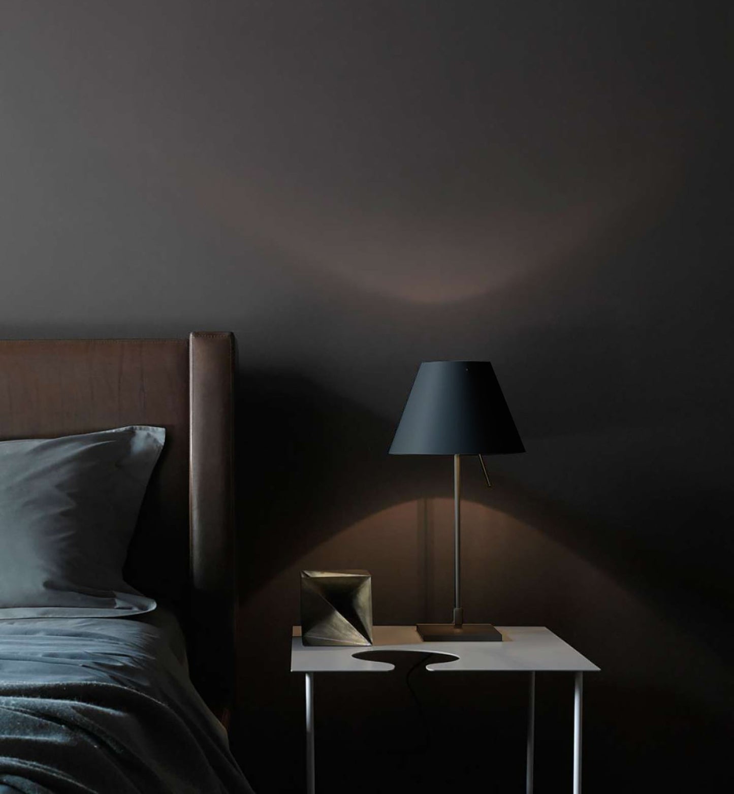 COSTANZINA TABLE BLACK Liquorice black / Black Table Lamp
