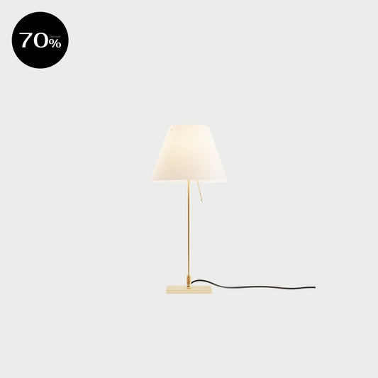 COSTANZINA TABLE BRASS White / Brass Table Lamp