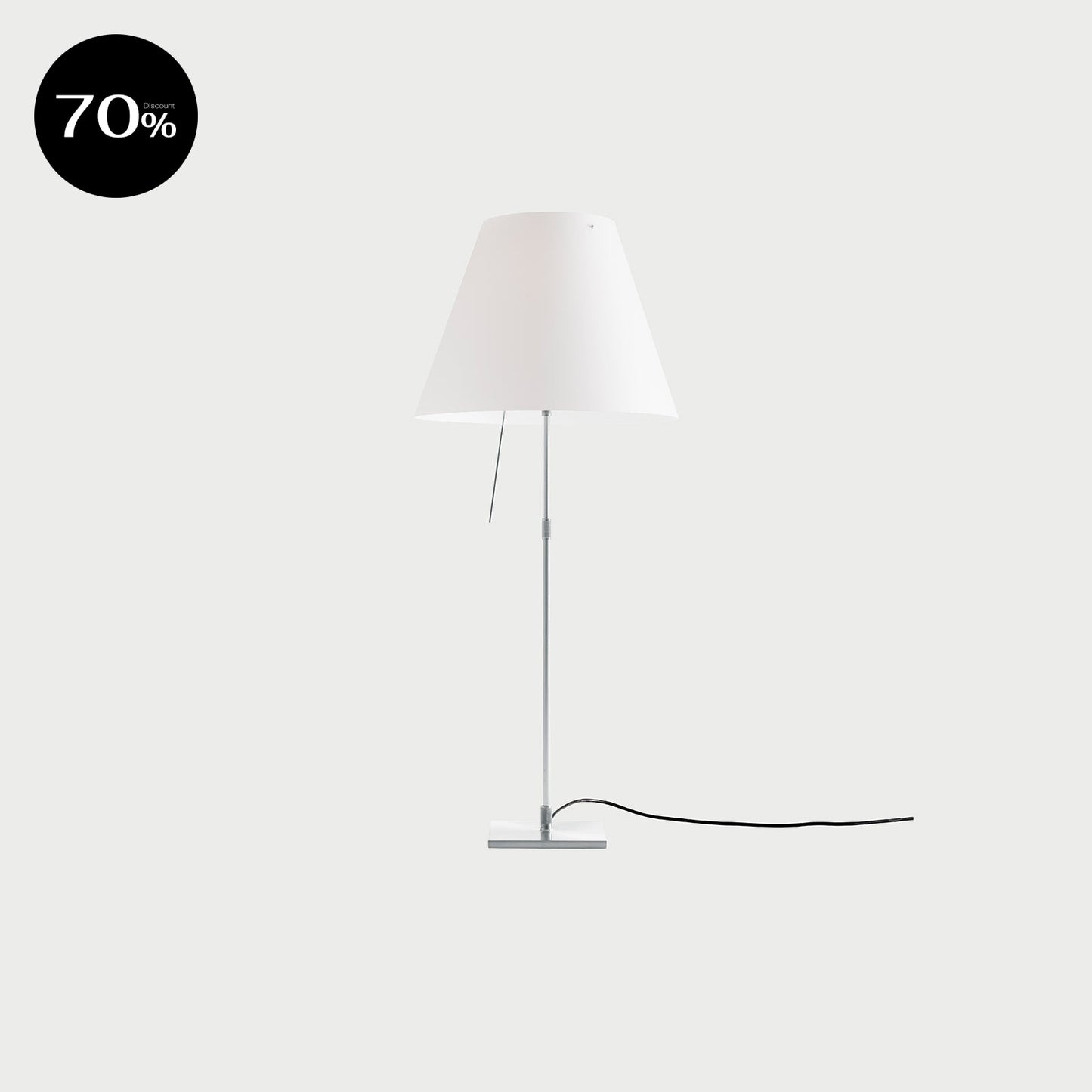 COSTANZA TABLE White / Alu Table Lamp