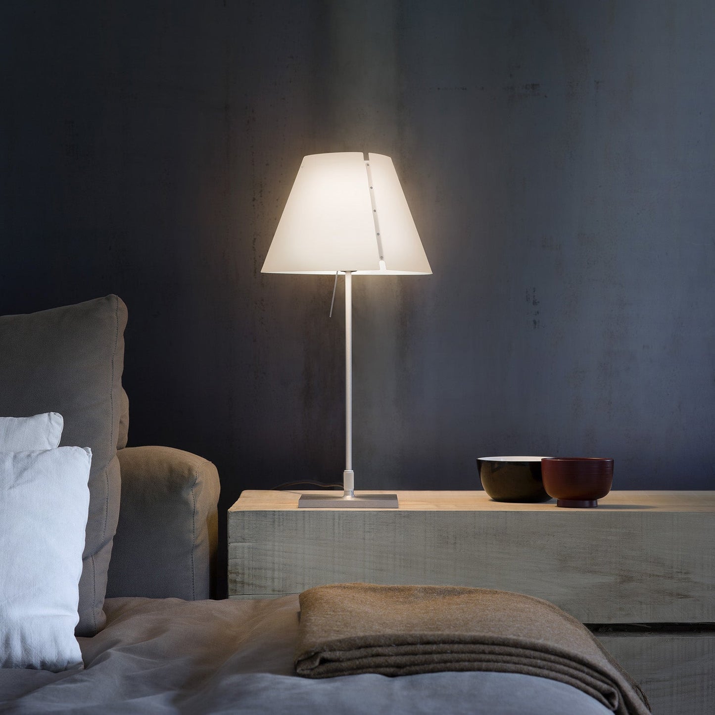 COSTANZINA TABLE ALU White / Alu Table Lamp