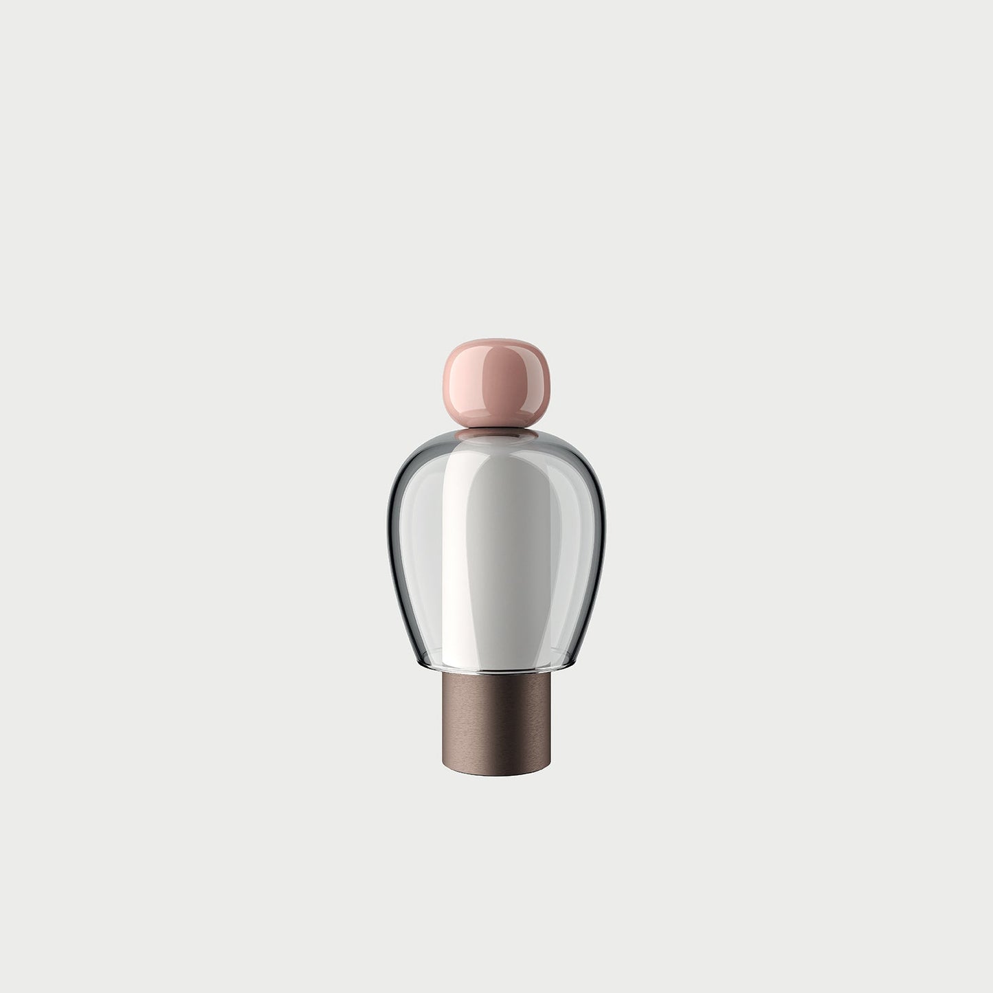 EASY PEASY Rose / Grey / Brushed Bronze Table Lamp