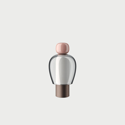 EASY PEASY Rose / Grey / Brushed Bronze Table Lamp
