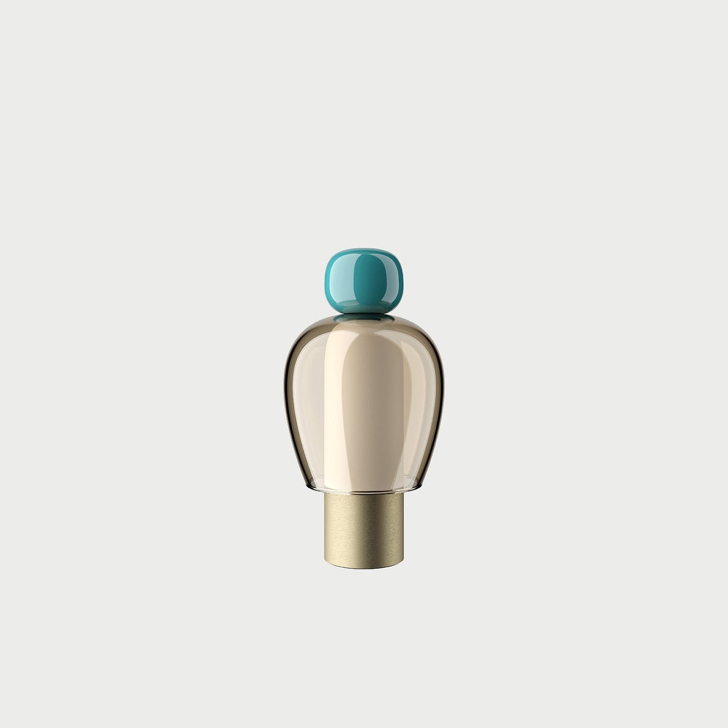 EASY PEASY Turquoise / Honey / Brushed Gold Table Lamp