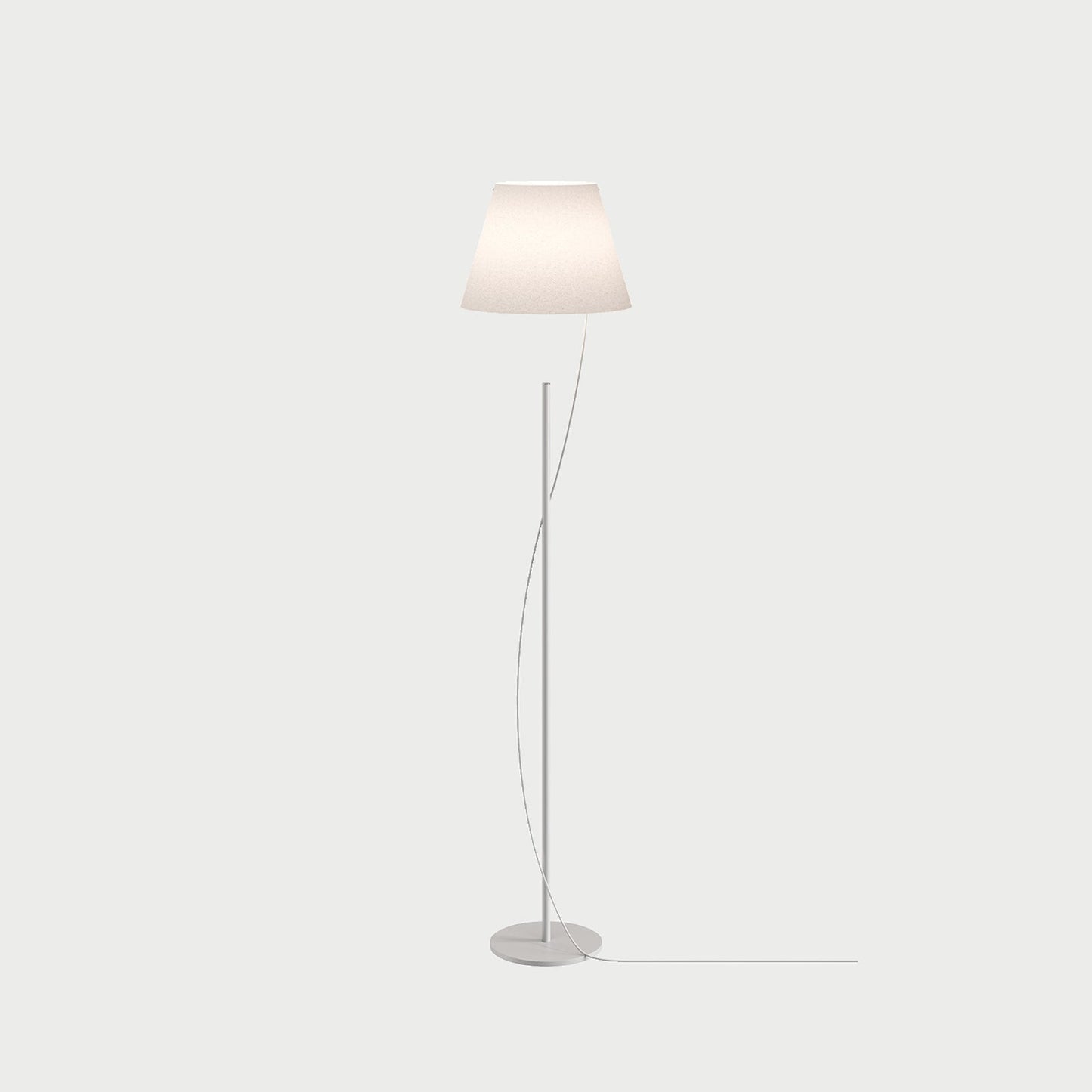 HOVER FLOOR Matte White Floor Lamp