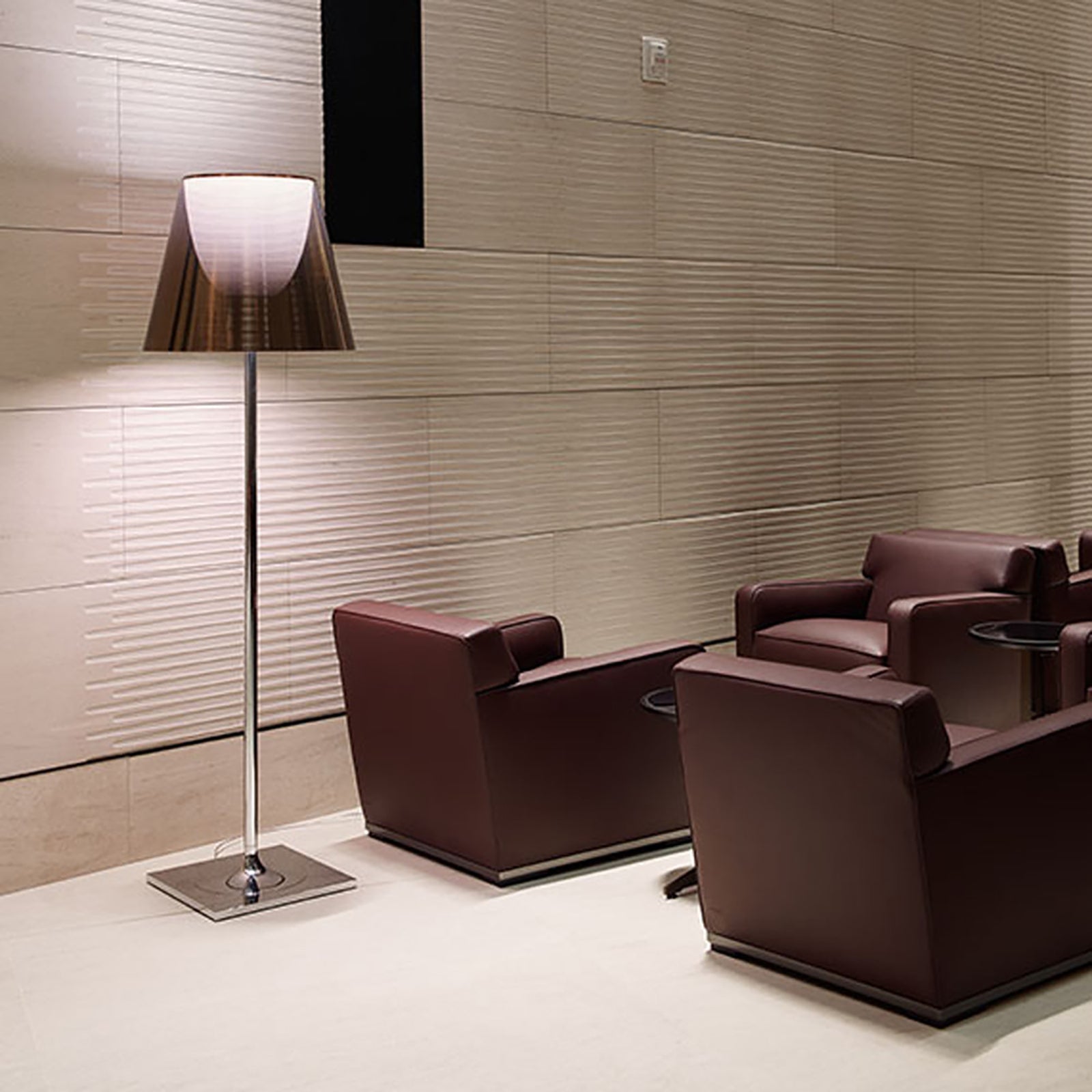 KTRIBE FLOOR 3 ALUMINIZED BRONZE Aluminized Bronze Floor Lamp